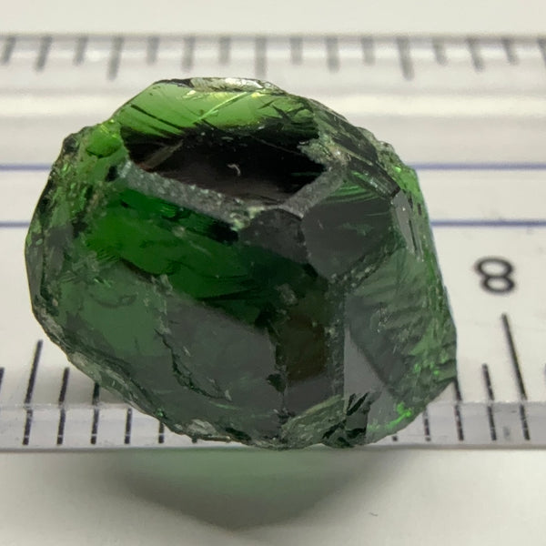 Chrome Tourmaline, the very finest, 6.37ct, Landanai, Tanzania, Untreated Unheated, vvs-if, a little on the dark side