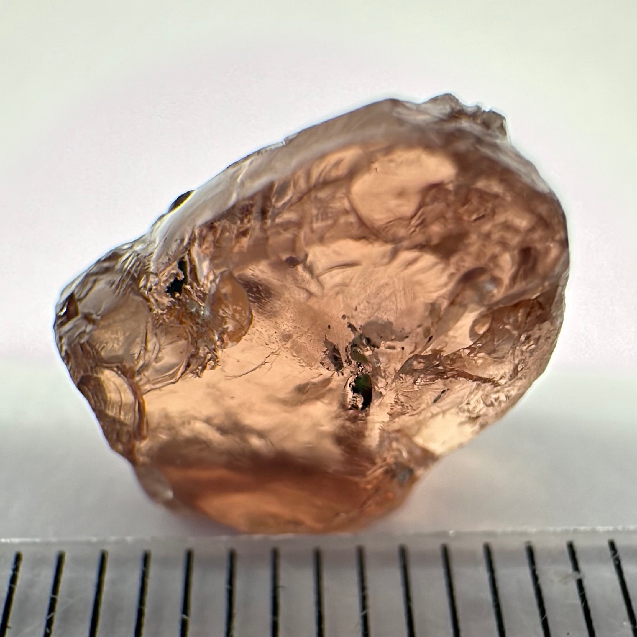 Malaya Garnet, 9.06ct, vvs-if (no inclusions cracks or bubbles) with slight silk but clean to the unaided eye,  Unheated Untreated, Umba Valley Tanzania