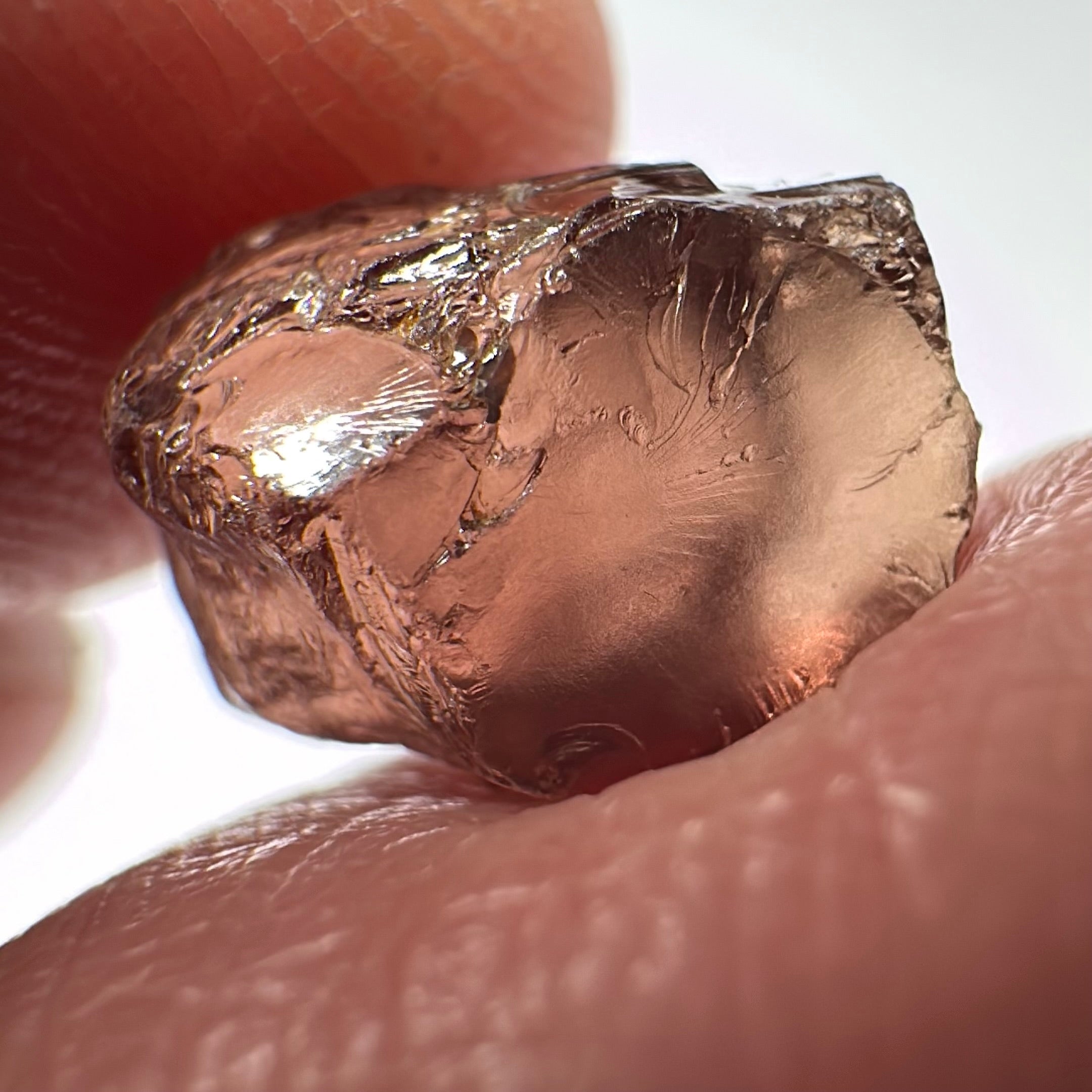 Malaya Garnet, 9.06ct, vvs-if (no inclusions cracks or bubbles) with slight silk but clean to the unaided eye,  Unheated Untreated, Umba Valley Tanzania