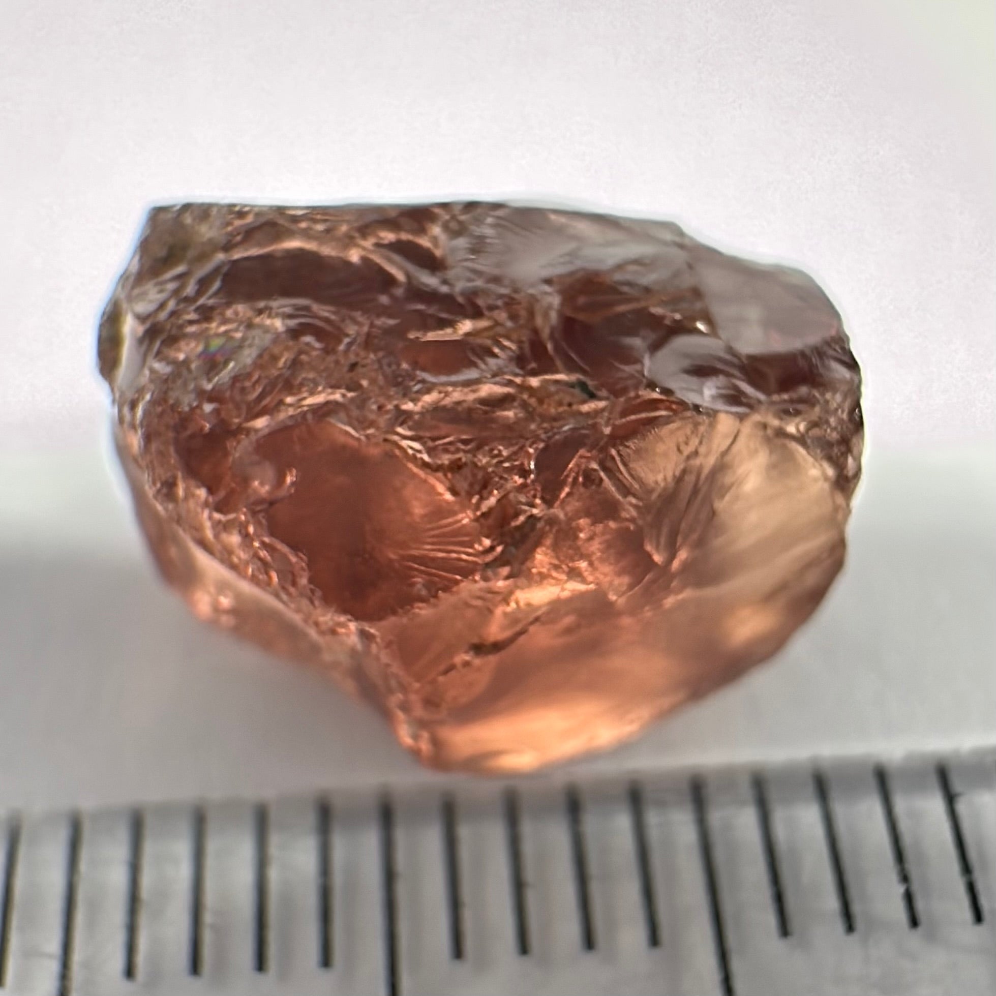 Malaya Garnet, 9.06ct, vvs-if (no inclusions cracks or bubbles) with slight silk but clean to the unaided eye,  Unheated Untreated, Umba Valley Tanzania