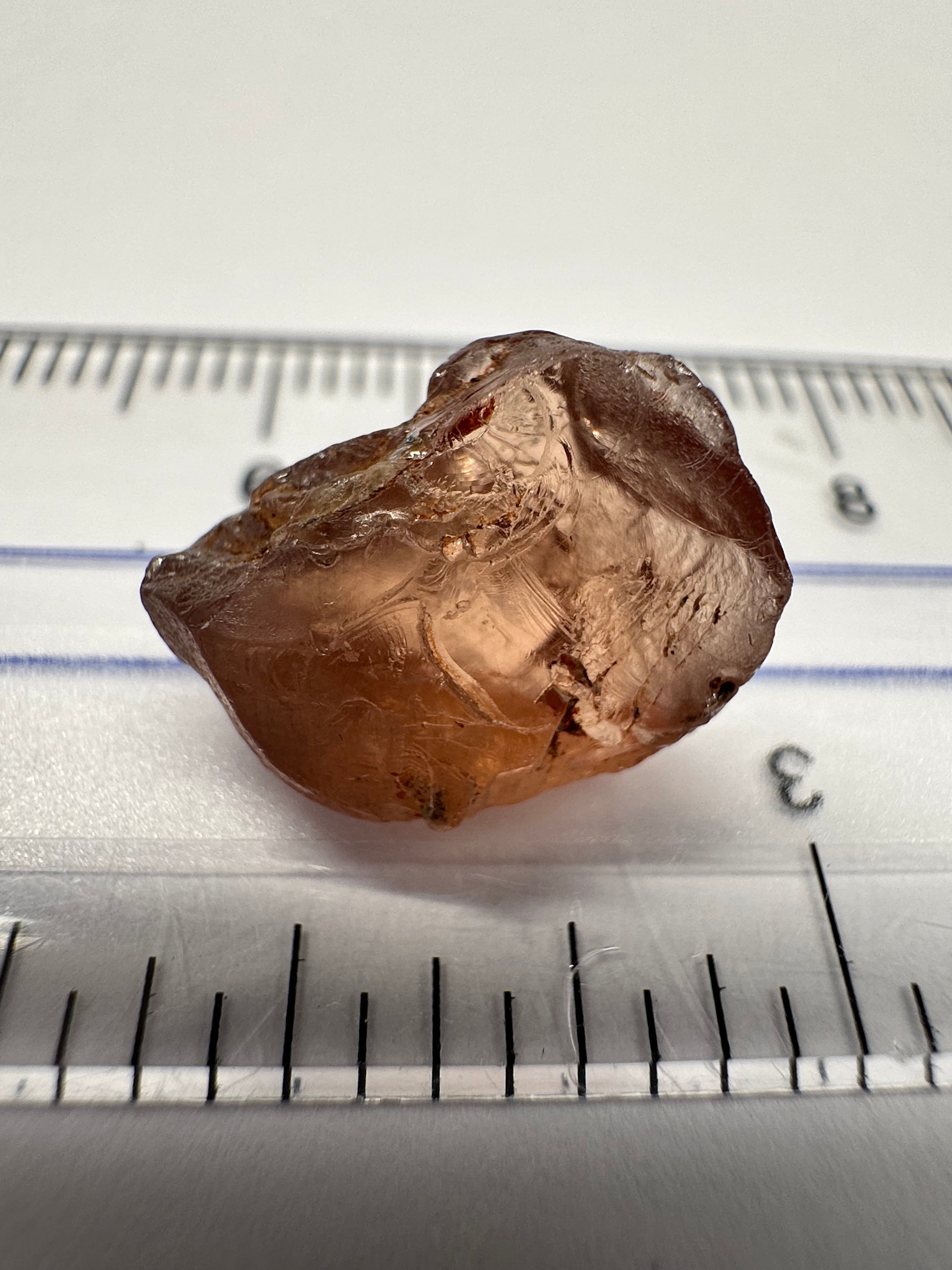 Malaya Garnet, 8.43ct, vvs-if (no inclusions cracks or bubbles) with slight silk but clean to the unaided eye,  Unheated Untreated, Umba Valley Tanzania