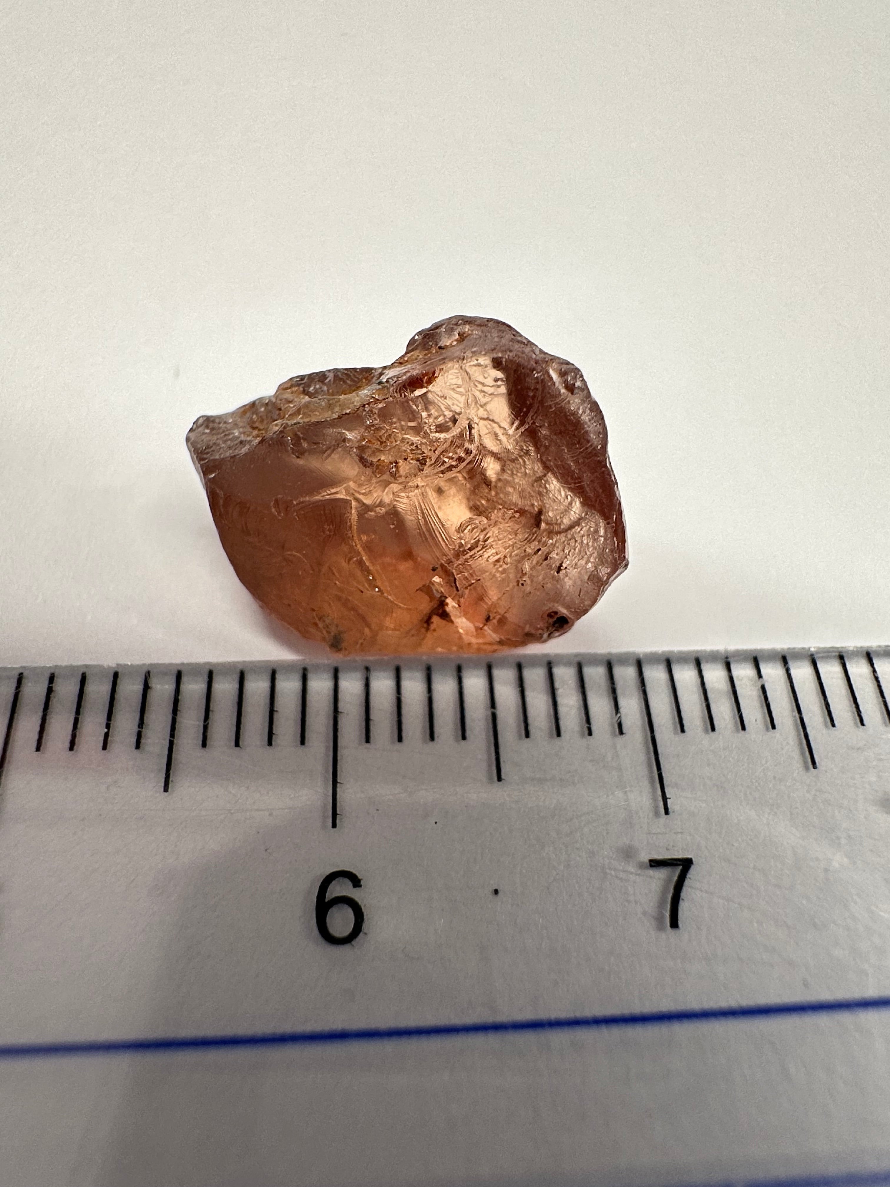 Malaya Garnet, 8.43ct, vvs-if (no inclusions cracks or bubbles) with slight silk but clean to the unaided eye,  Unheated Untreated, Umba Valley Tanzania