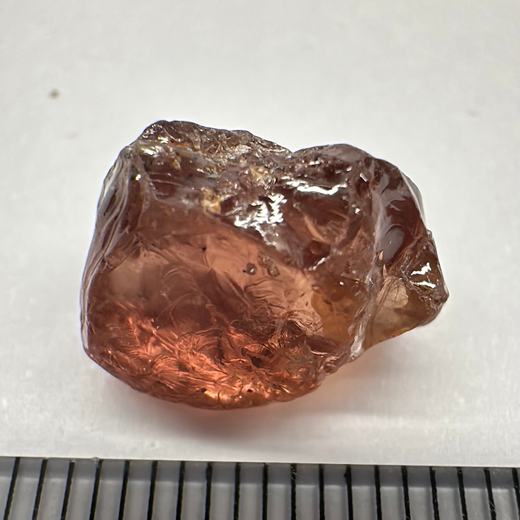 Malaya Garnet, 11.56ct, silk and very fine needles, some inclusions (spots) on the outside of the stone that will come off on preforming,  Unheated Untreated, Umba Valley Tanzania