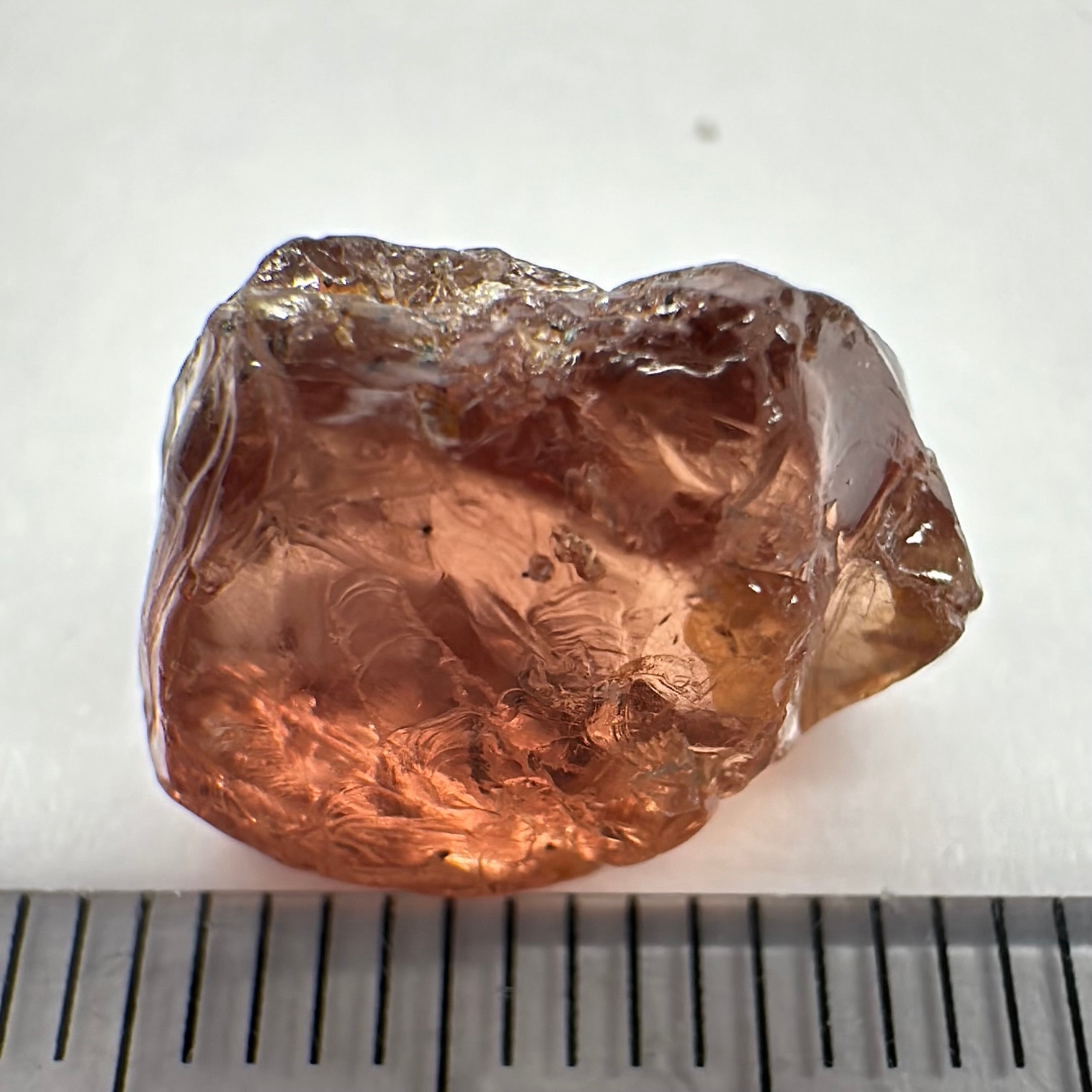 Malaya Garnet, 11.56ct, silk and very fine needles, some inclusions (spots) on the outside of the stone that will come off on preforming,  Unheated Untreated, Umba Valley Tanzania