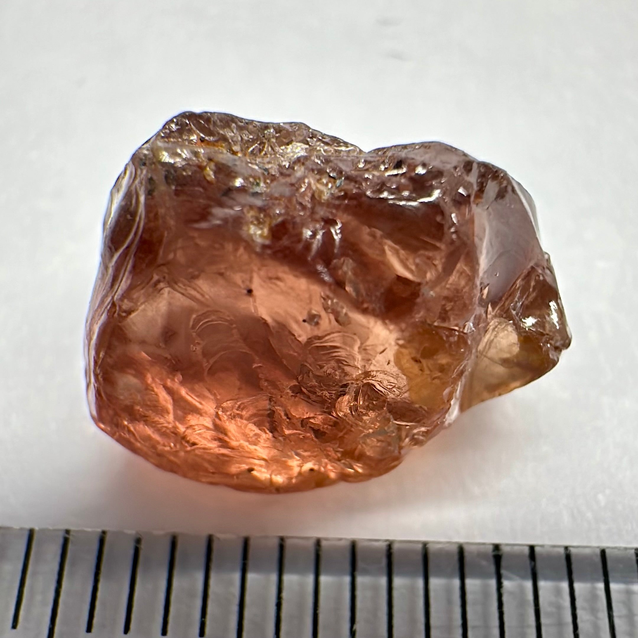 Malaya Garnet, 11.56ct, silk and very fine needles, some inclusions (spots) on the outside of the stone that will come off on preforming,  Unheated Untreated, Umba Valley Tanzania