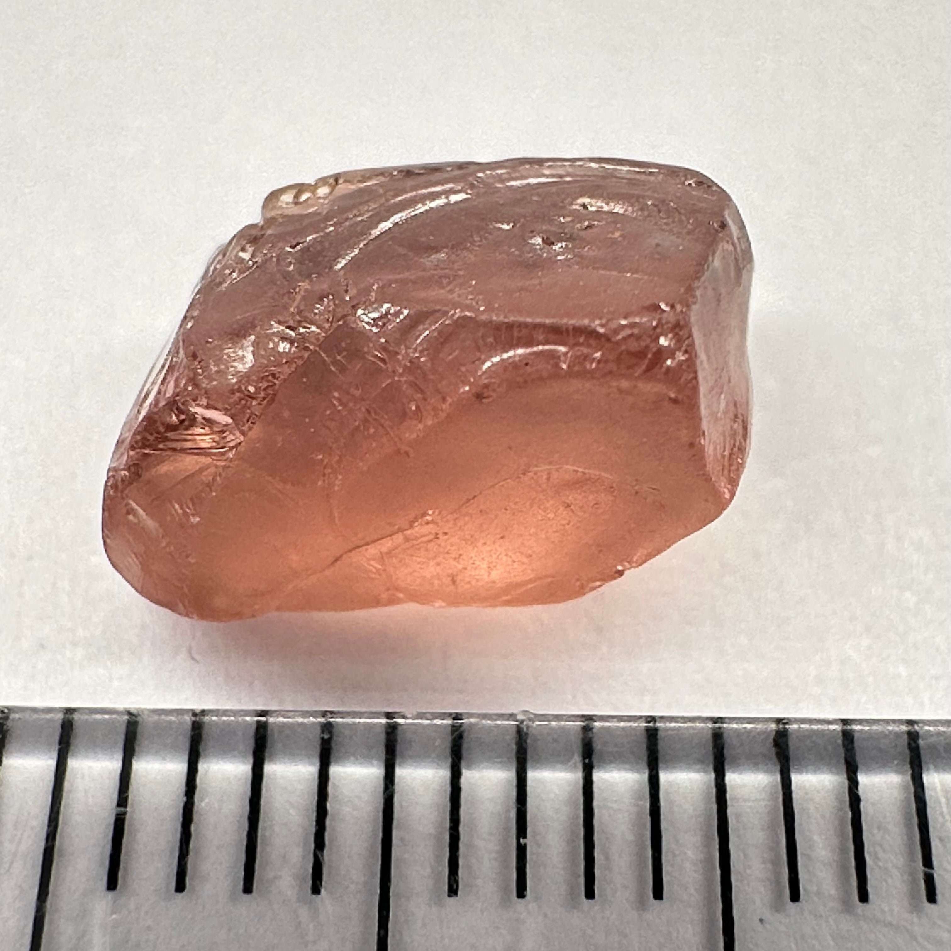 Malaya Garnet, 4.78ct, no inclusions, just silky, Unheated Untreated, Umba Valley Tanzania