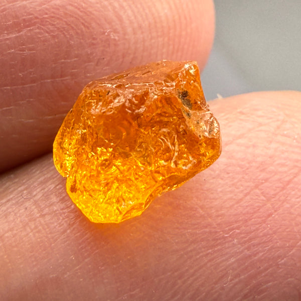 Mandarin Spessartite Garnet, 4.17ct, Loliondo, Tanzania, Untreated Unheated, slightly included