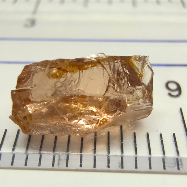 Peach Malaya Garnet, 2.58ct, vvs-if, Unheated Untreated, Umba Valley Tanzania