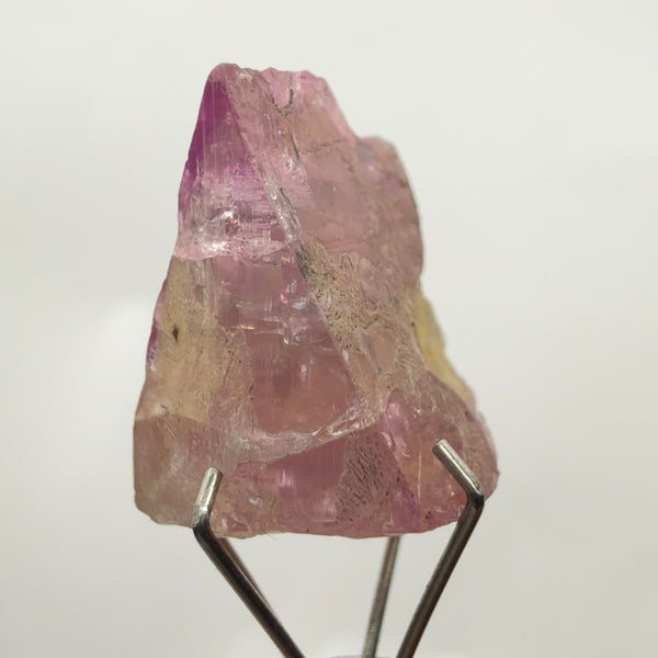 Pink Tanzanite Crystal, small faceting portions, 11.68ct, Tanzania, Untreated Unheated