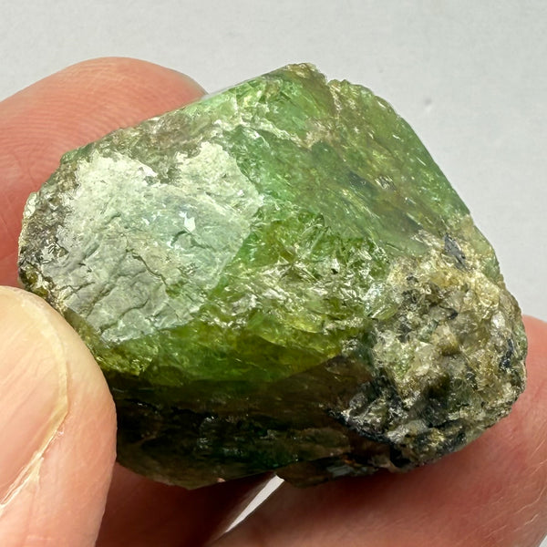 Tsavorite Garnet Crystal on Matrix, 159.8ct, Merelani, Tanzania, Untreated Unheated