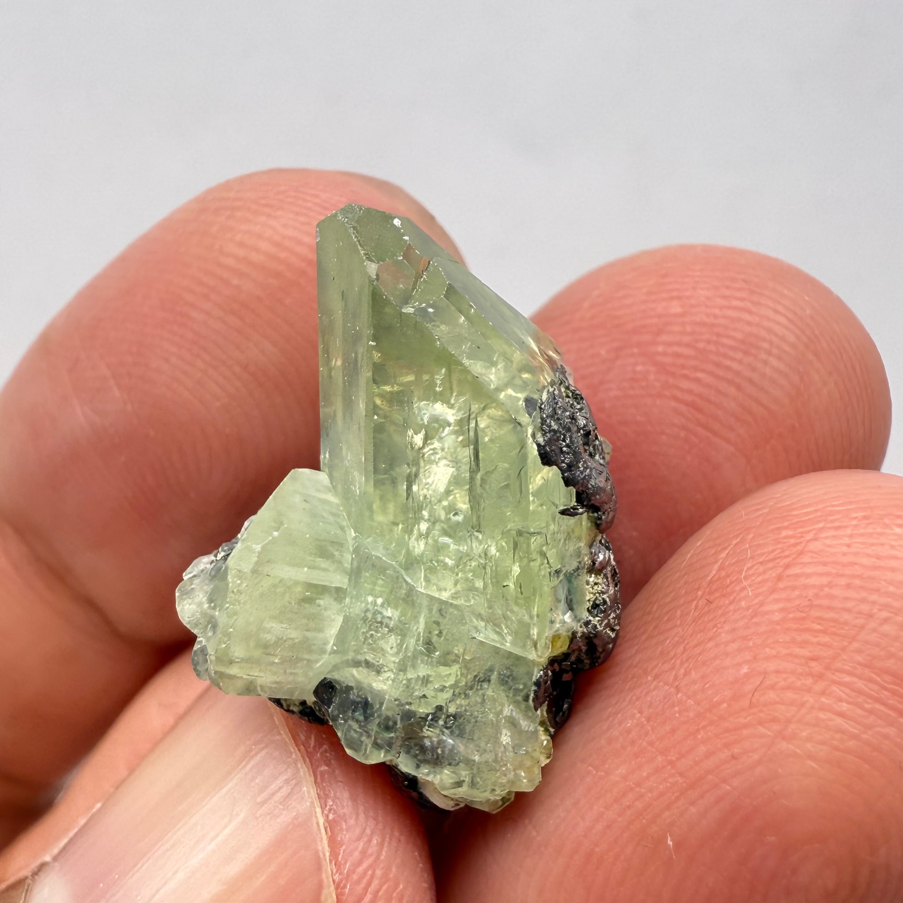 Diopside Crystal, 24.28ct Tanzania, Untreated Unheated
