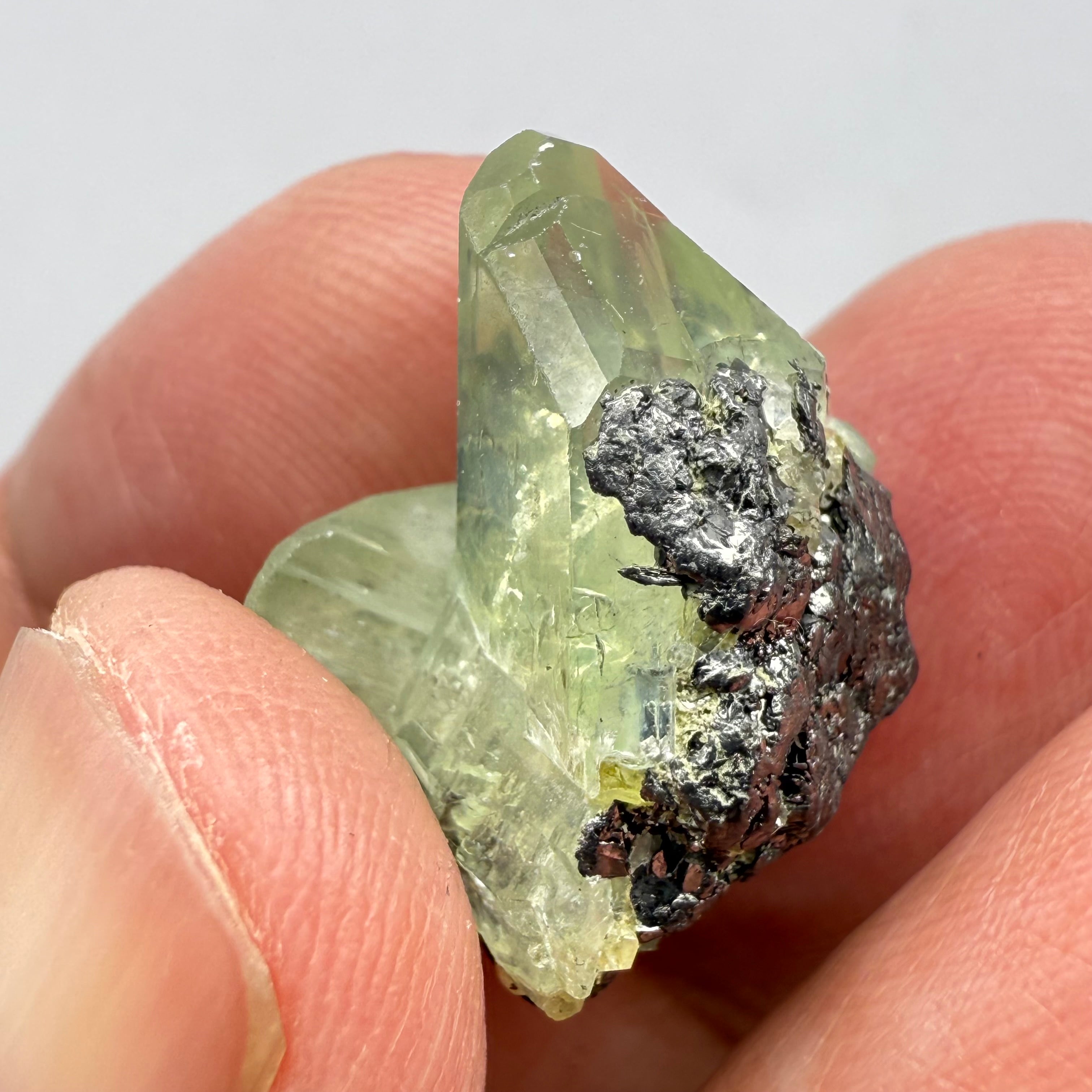 Diopside Crystal, 24.28ct Tanzania, Untreated Unheated