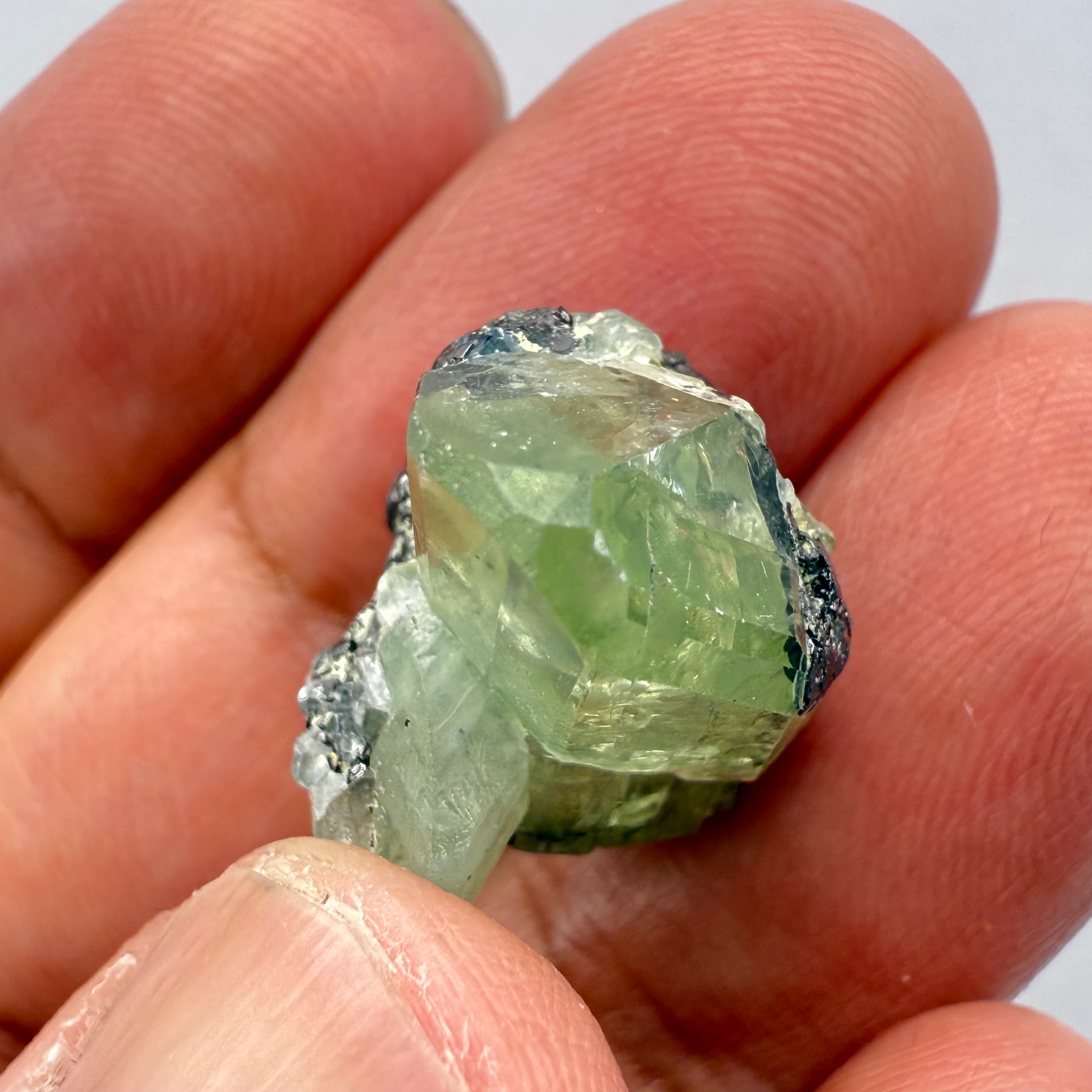 Diopside Crystal, 24.28ct Tanzania, Untreated Unheated