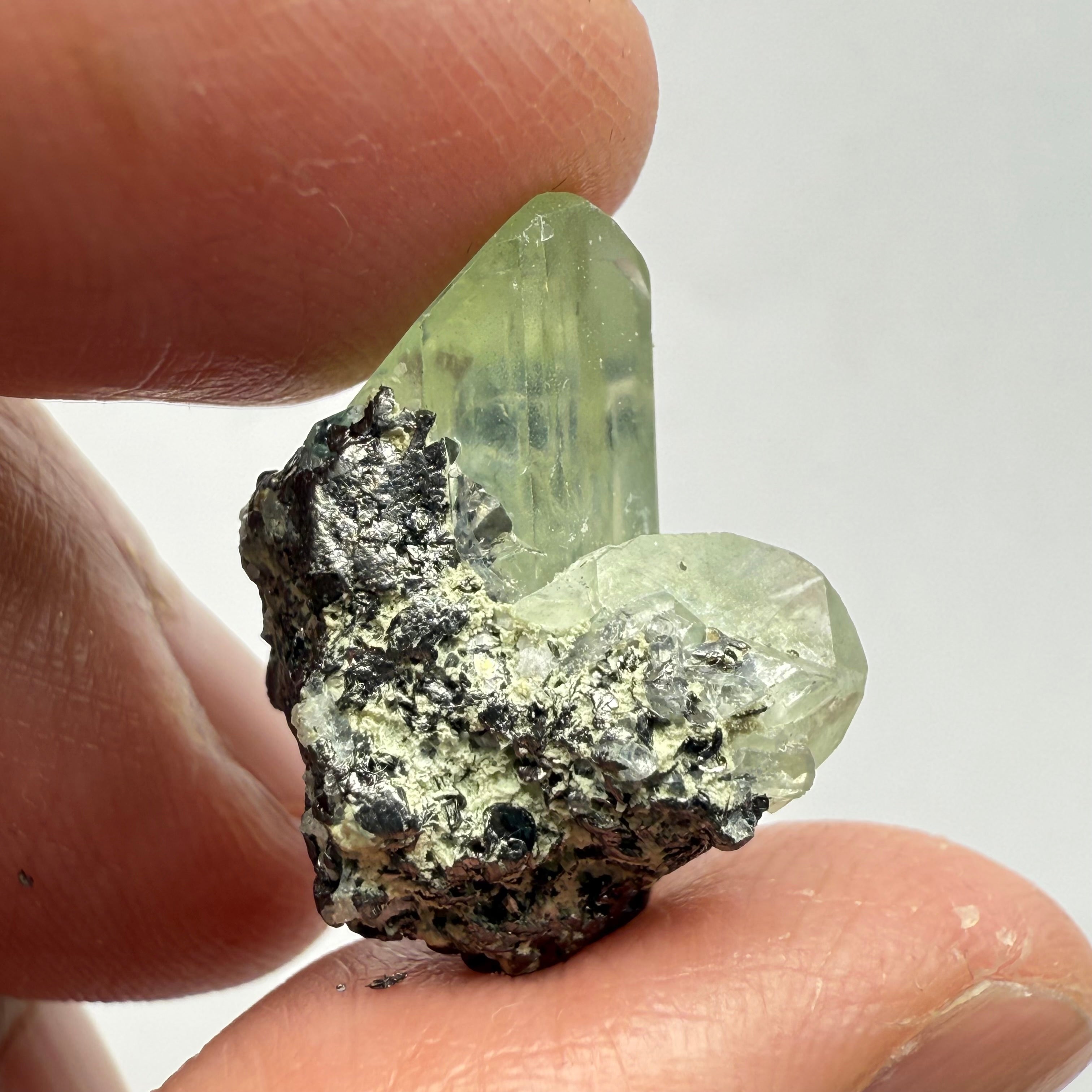 Diopside Crystal, 24.28ct Tanzania, Untreated Unheated