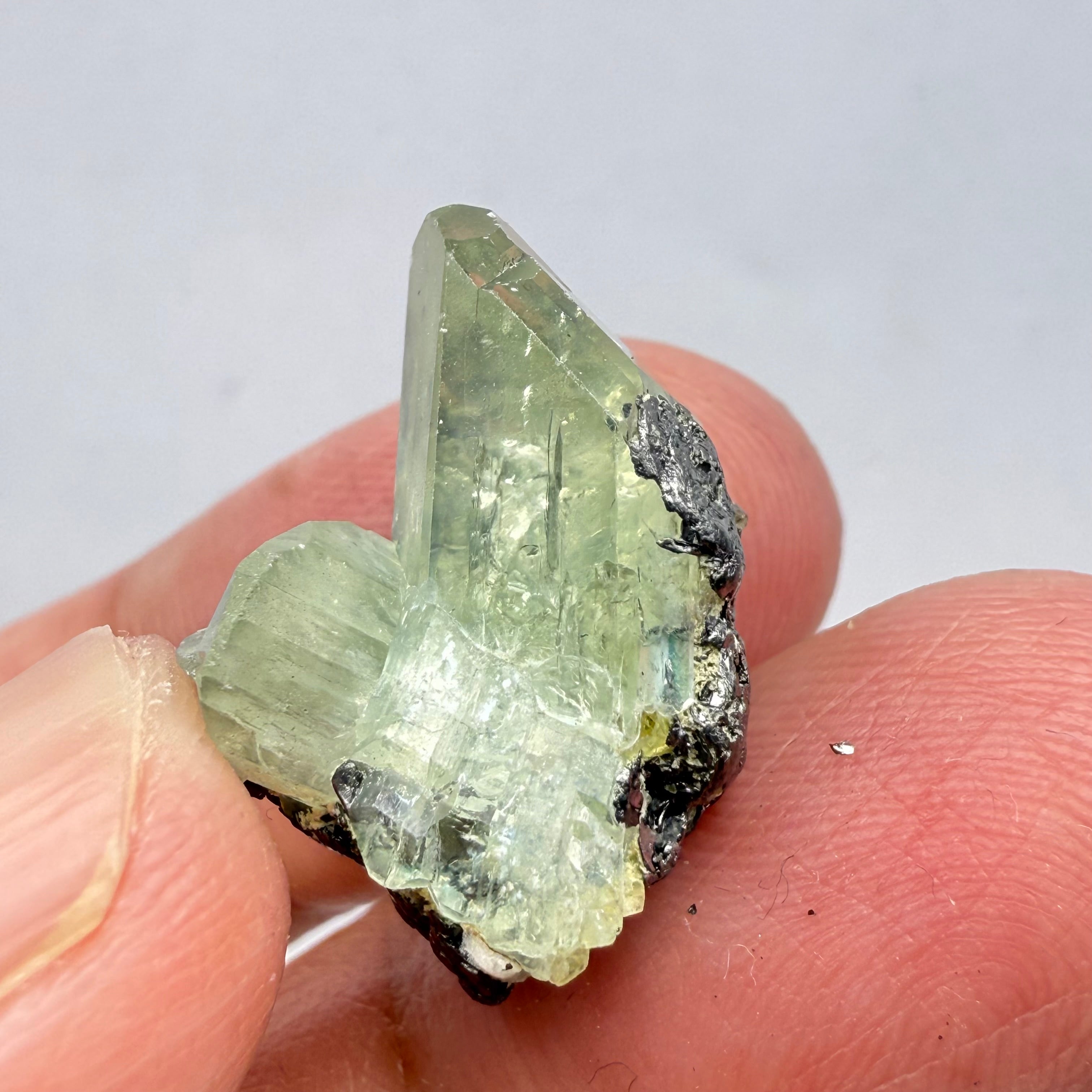 Diopside Crystal, 24.28ct Tanzania, Untreated Unheated