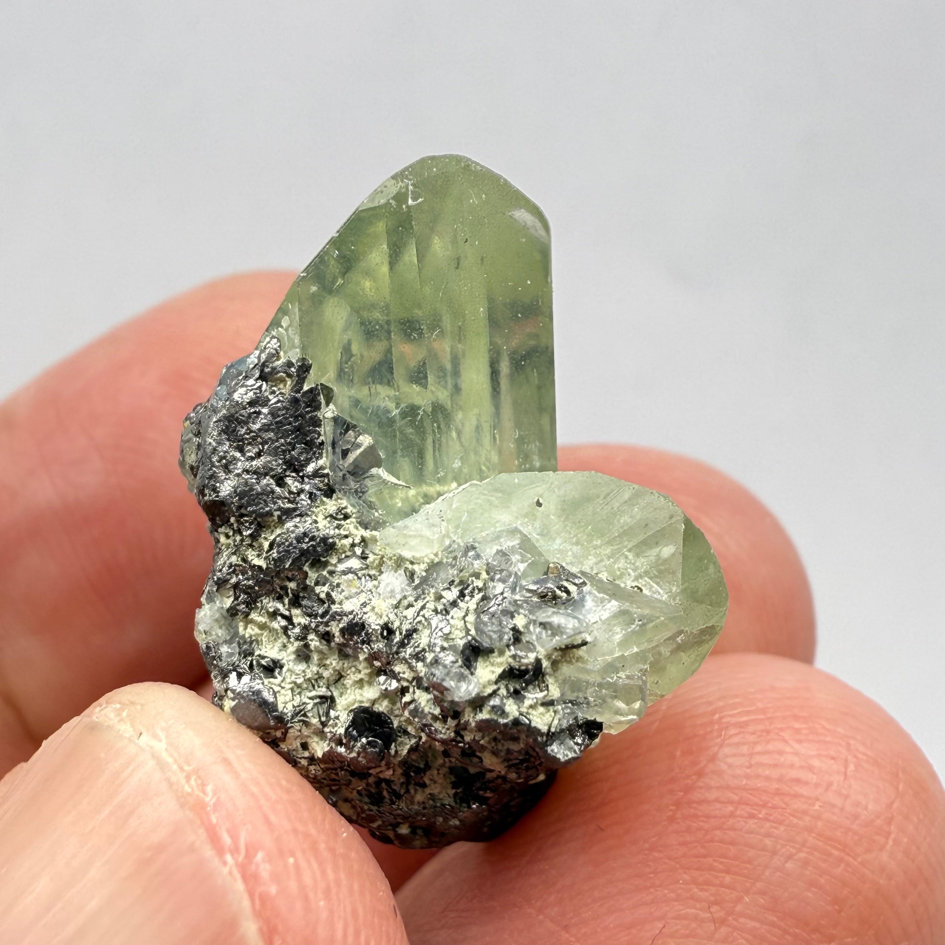 Diopside Crystal, 24.28ct Tanzania, Untreated Unheated