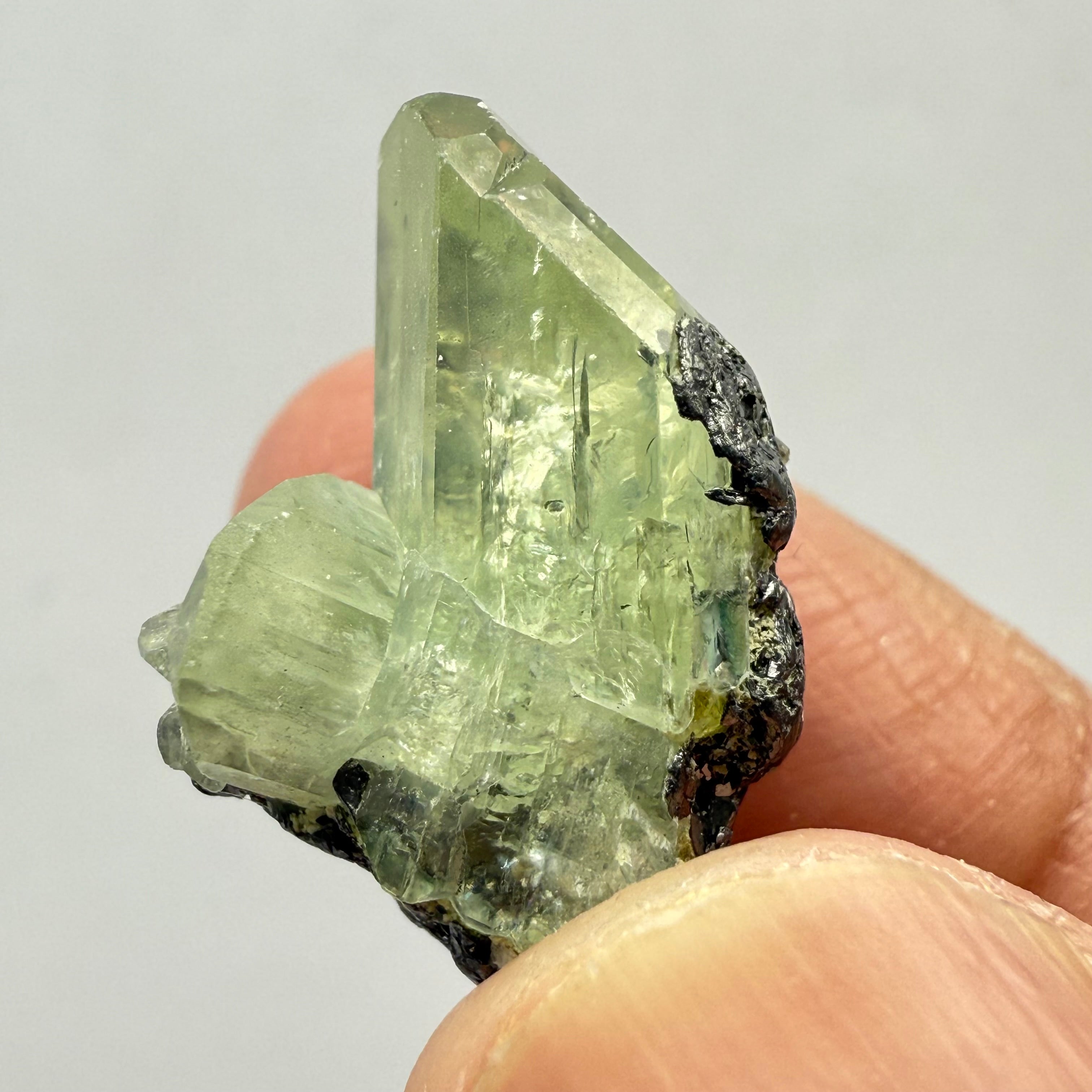 Diopside Crystal, 24.28ct Tanzania, Untreated Unheated