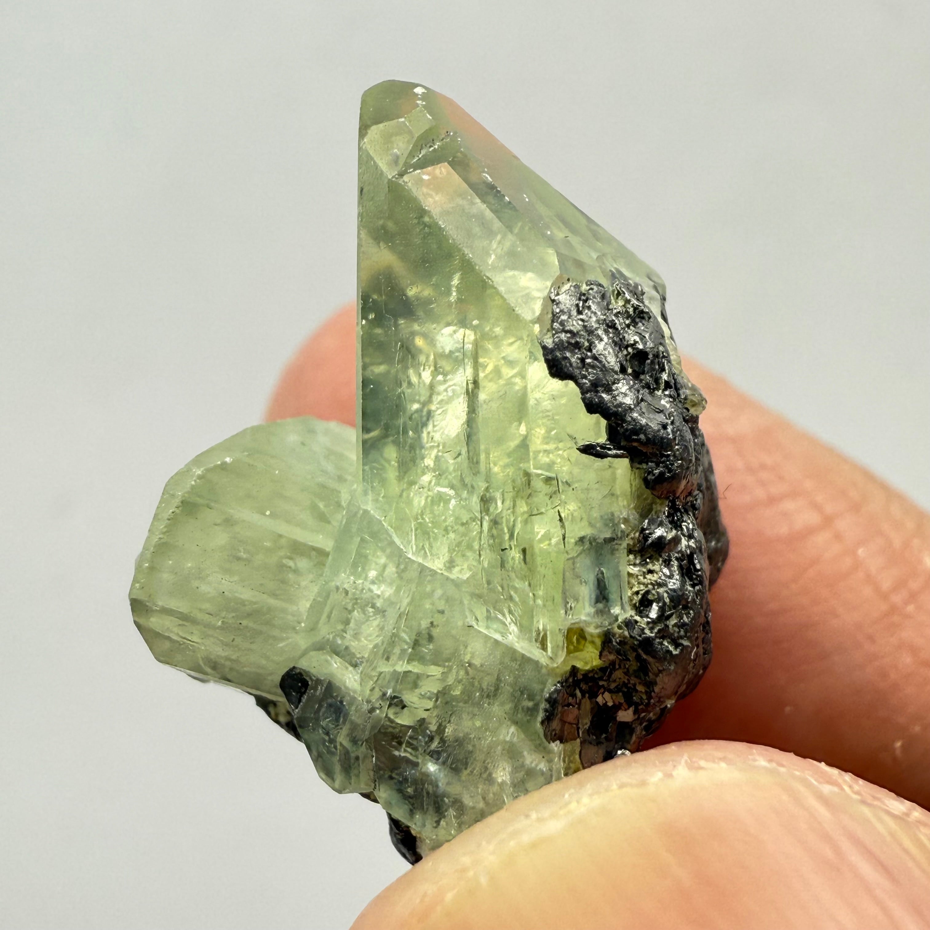Diopside Crystal, 24.28ct Tanzania, Untreated Unheated