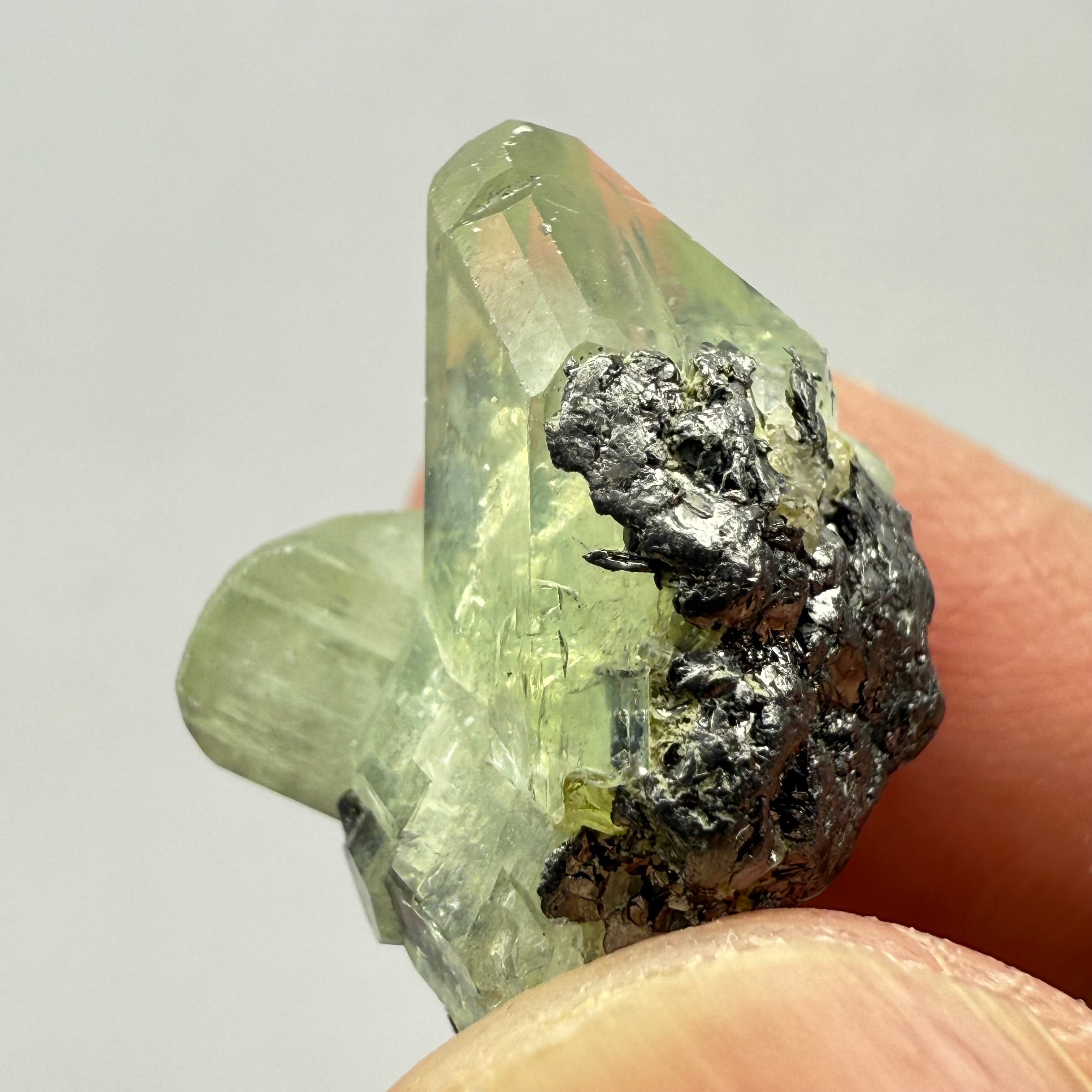 Diopside Crystal, 24.28ct Tanzania, Untreated Unheated