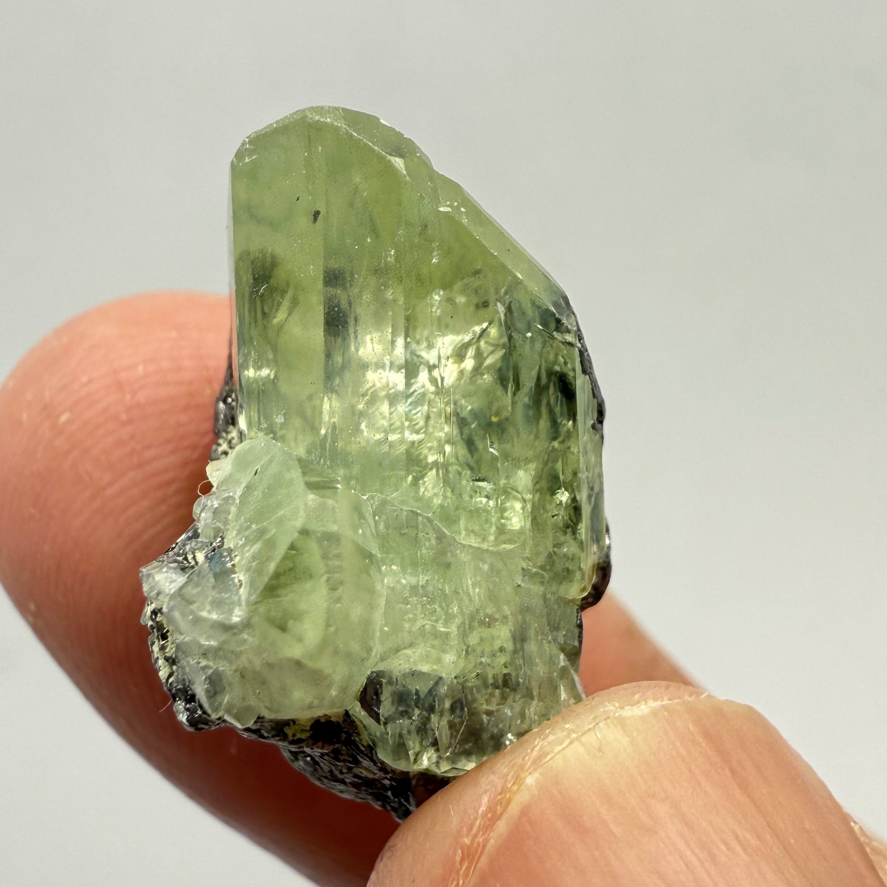 Diopside Crystal, 24.28ct Tanzania, Untreated Unheated