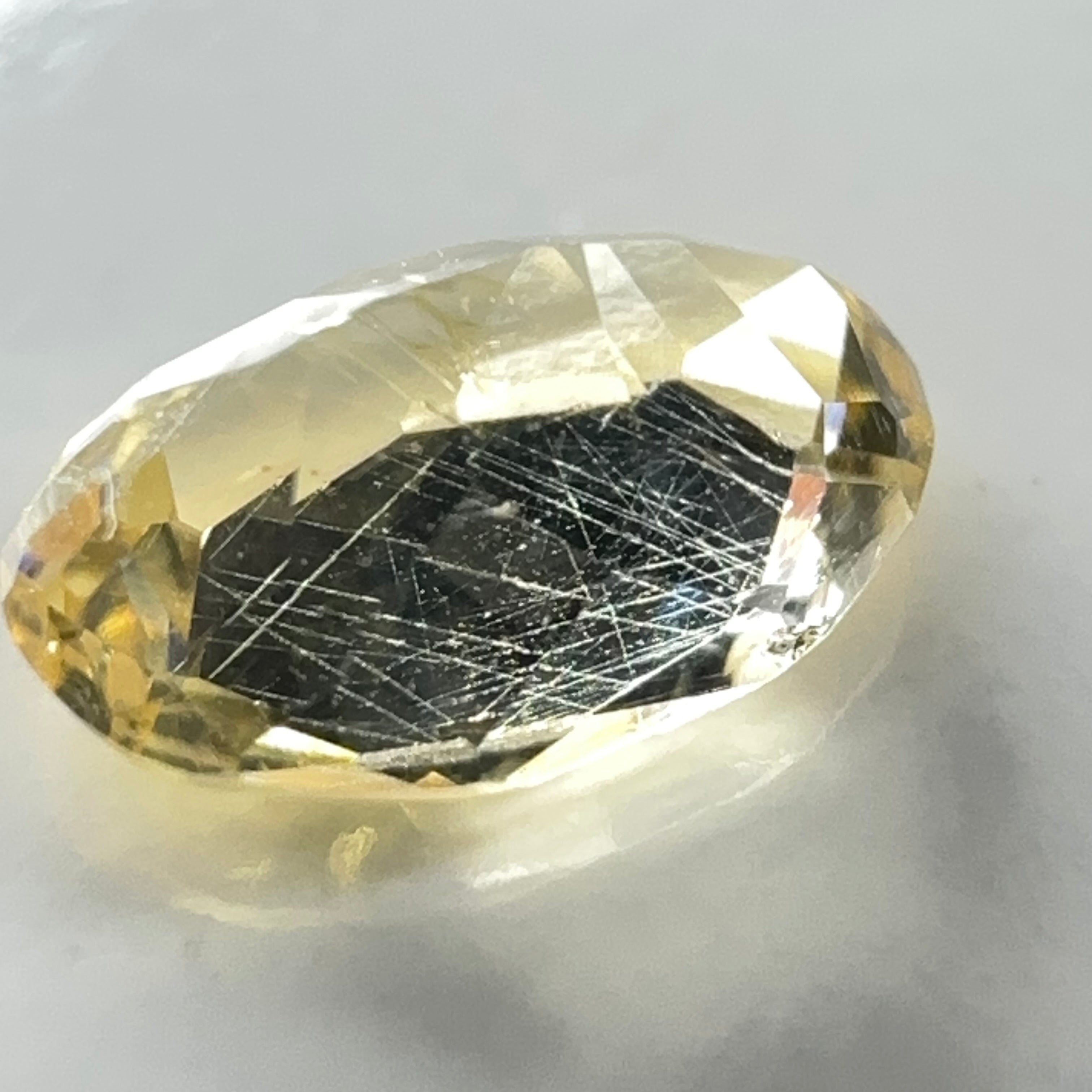 Yellow Grossular Garnet, 0.77ct, Merelani, Tanzania, Untreated Unheated