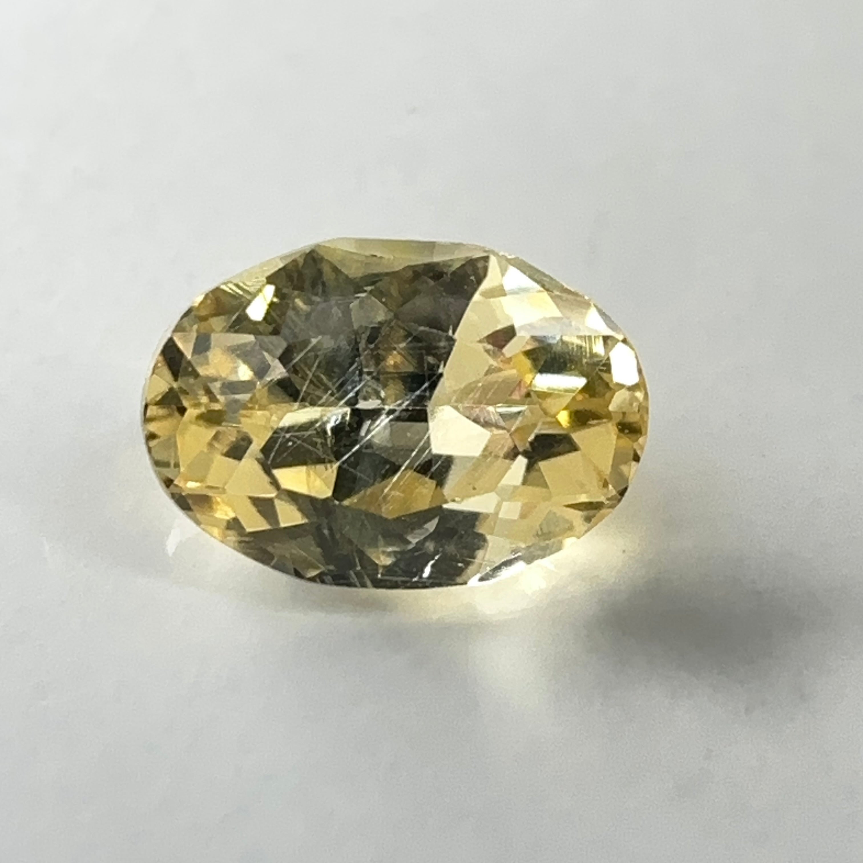 Yellow Grossular Garnet, 0.77ct, Merelani, Tanzania, Untreated Unheated