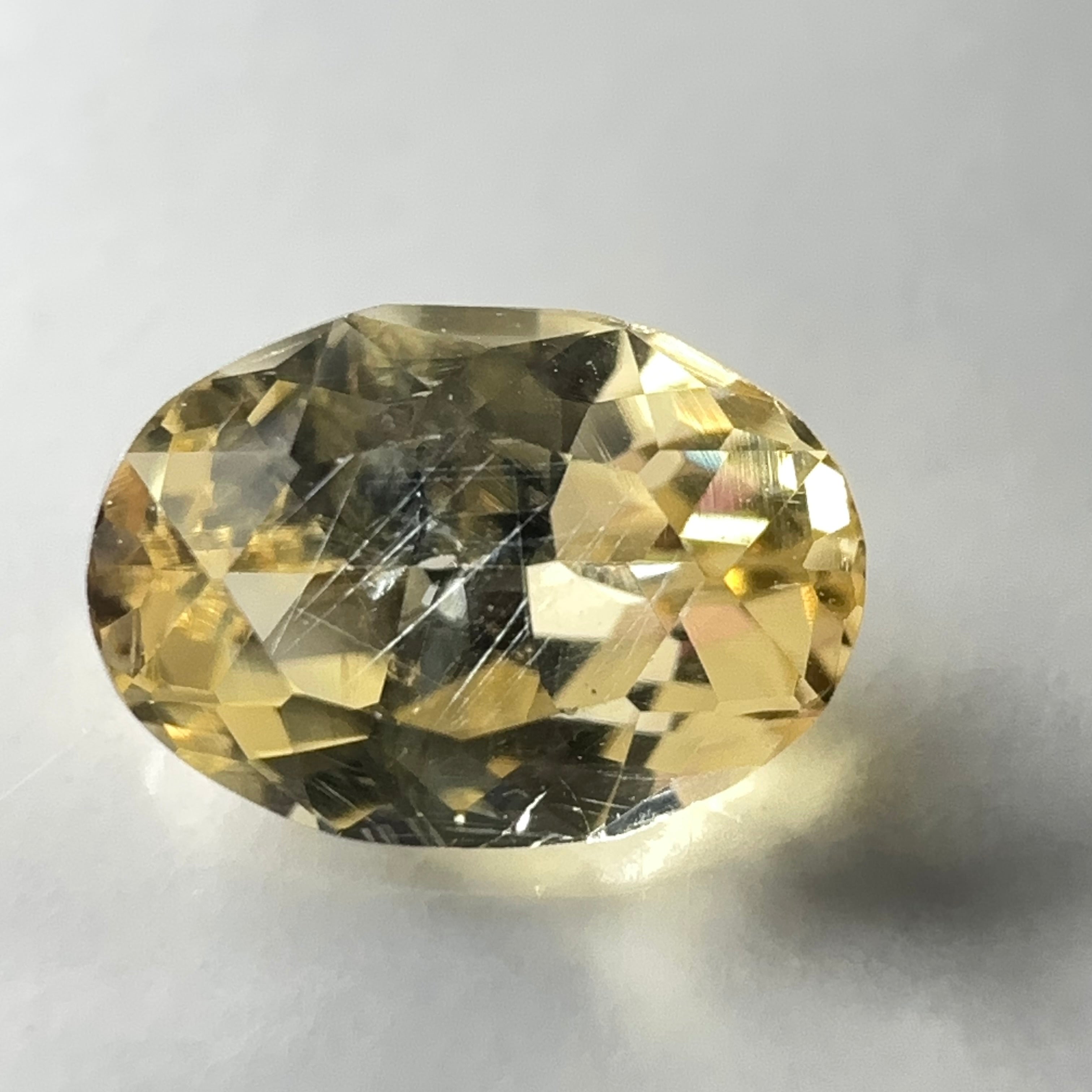 Yellow Grossular Garnet, 0.77ct, Merelani, Tanzania, Untreated Unheated