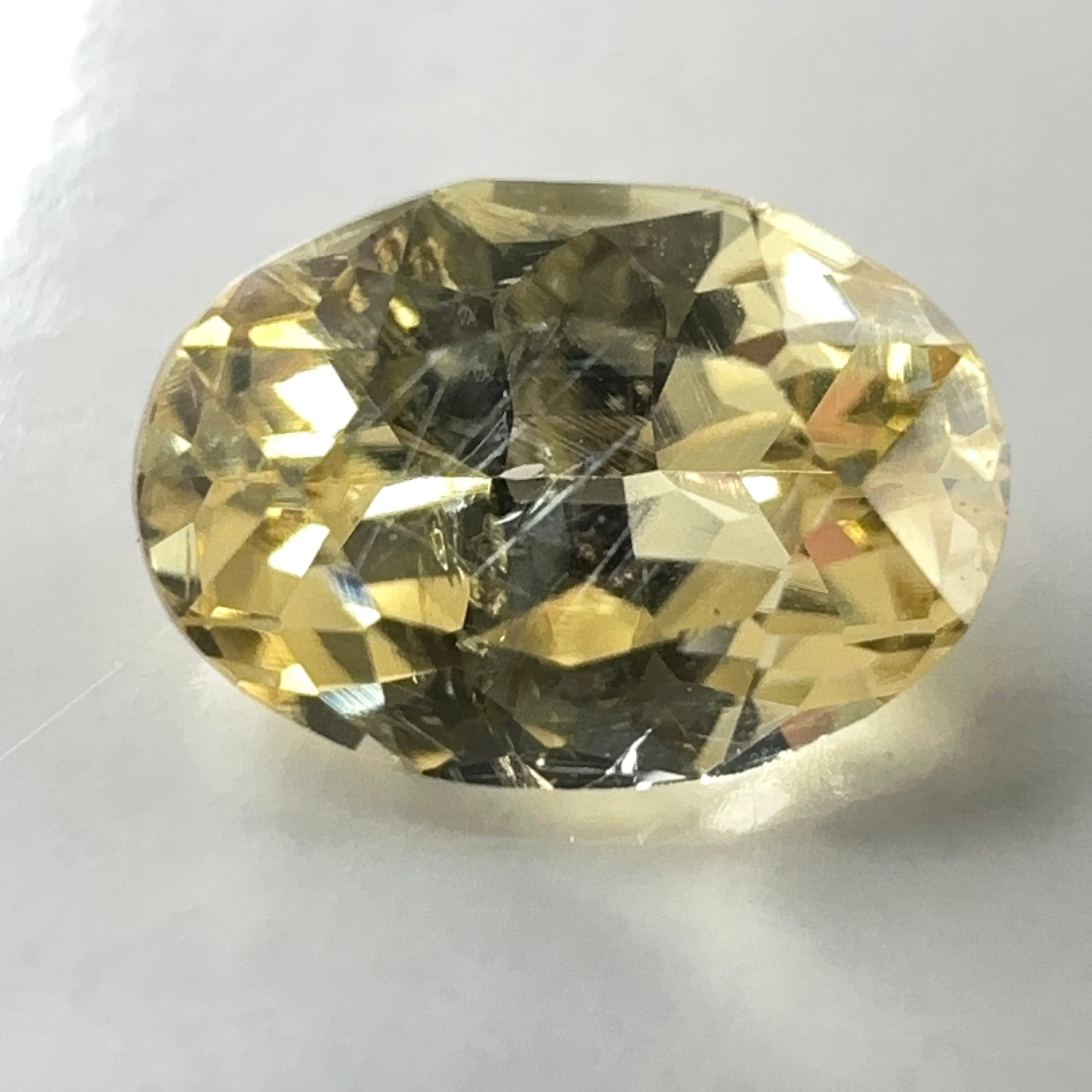 Yellow Grossular Garnet, 0.77ct, Merelani, Tanzania, Untreated Unheated