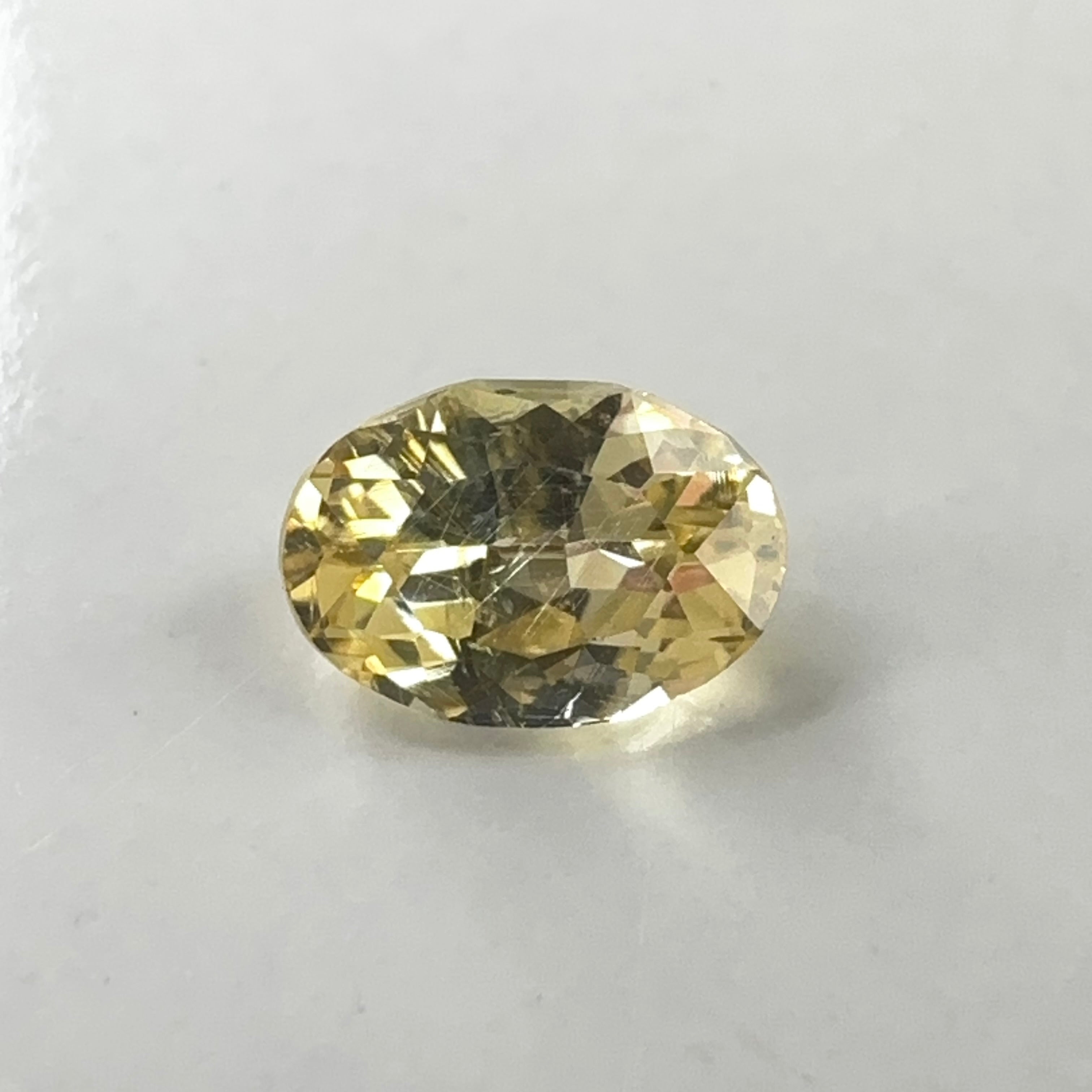 Yellow Grossular Garnet, 0.77ct, Merelani, Tanzania, Untreated Unheated