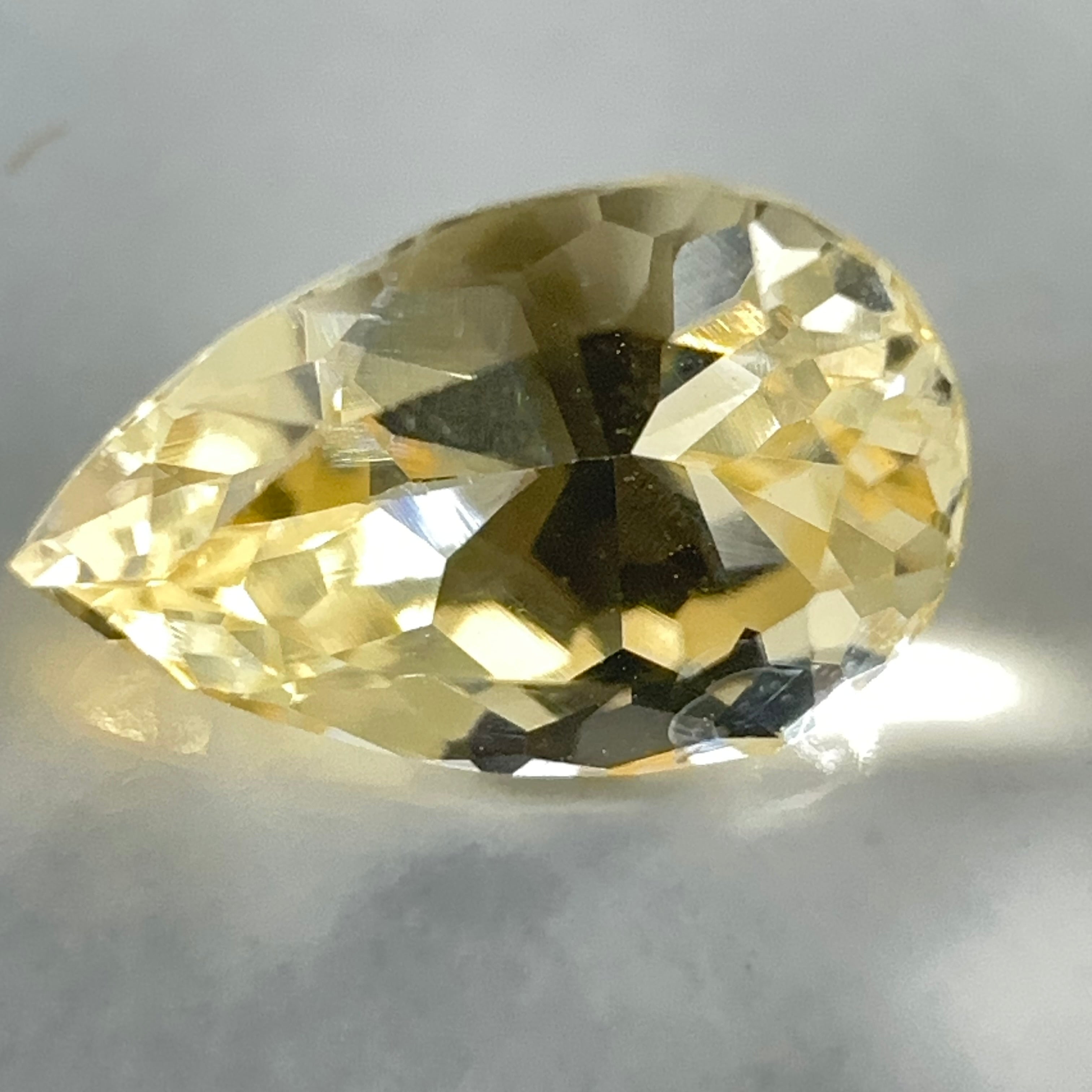 Yellow Grossular Garnet, 0.57ct, Merelani, Tanzania, Untreated Unheated