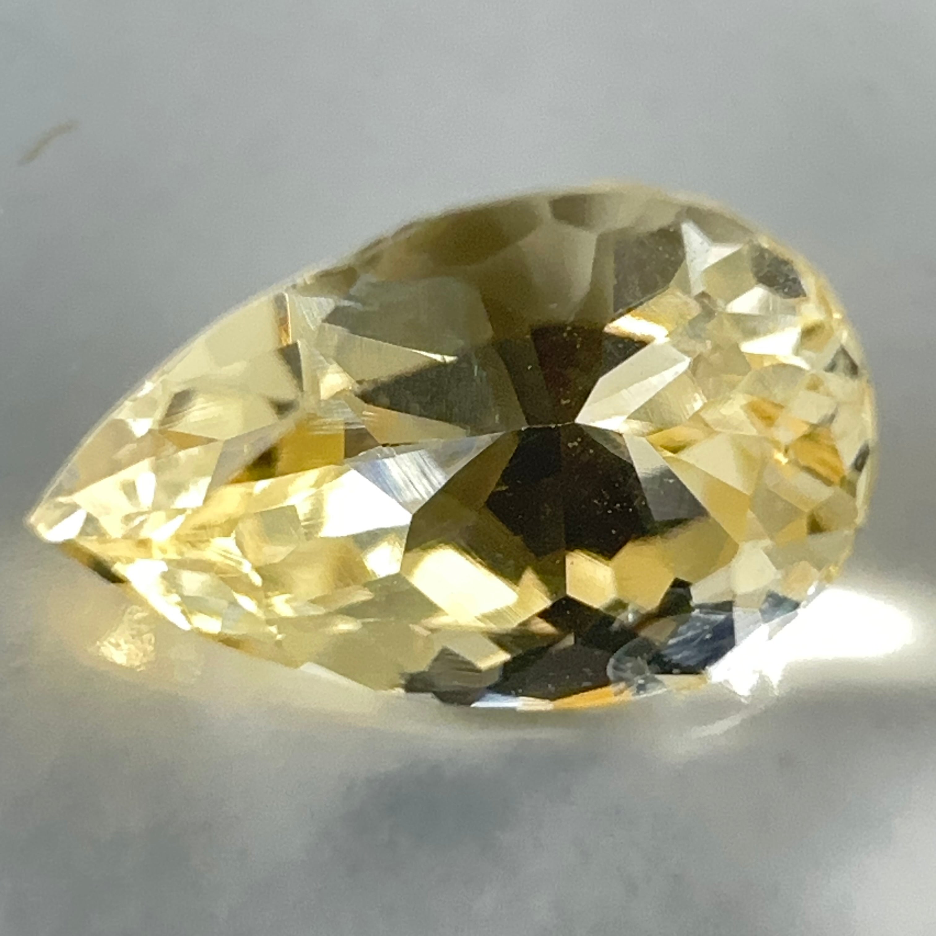 Yellow Grossular Garnet, 0.57ct, Merelani, Tanzania, Untreated Unheated