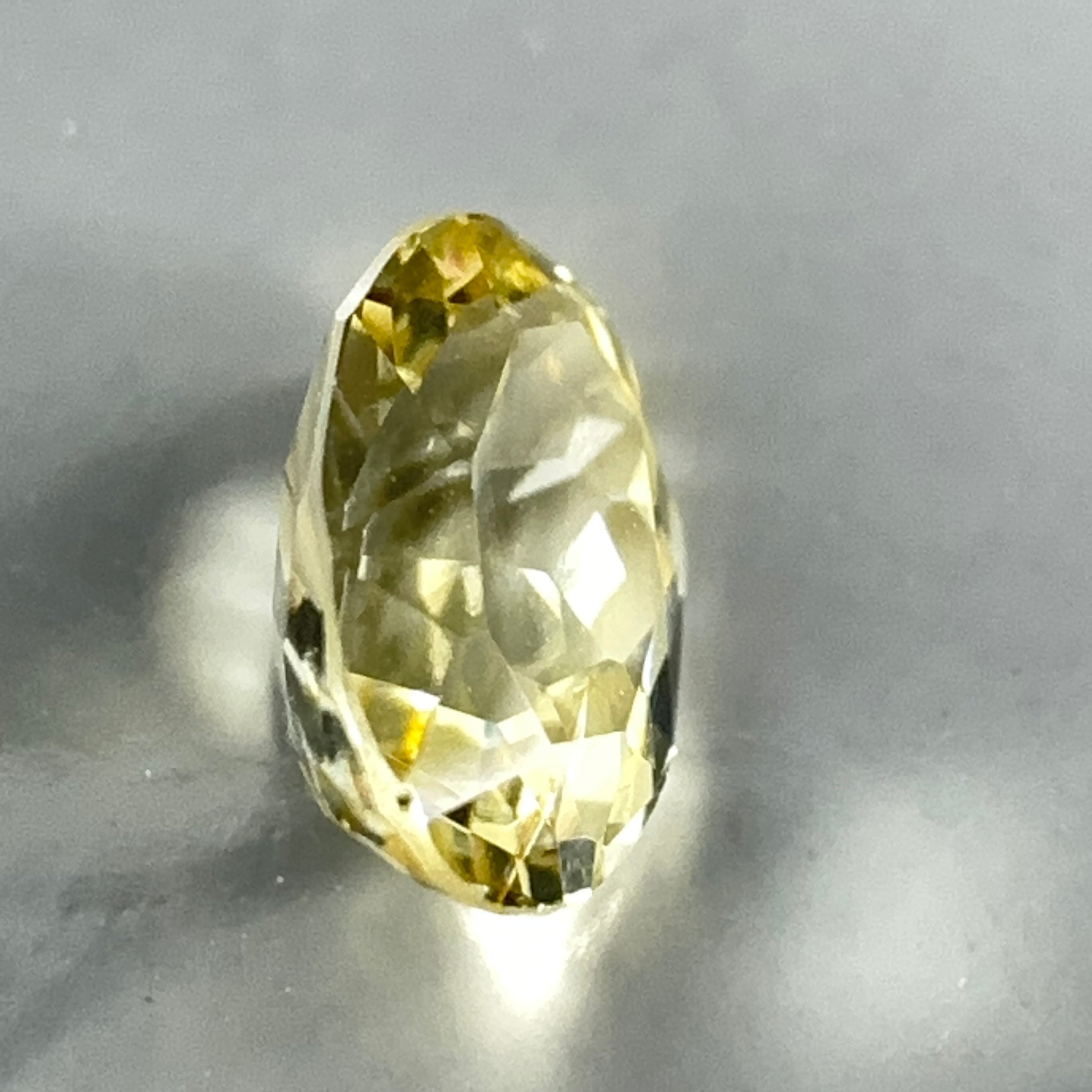 Yellow Grossular Garnet, 0.72ct, Merelani, Tanzania, Untreated Unheated