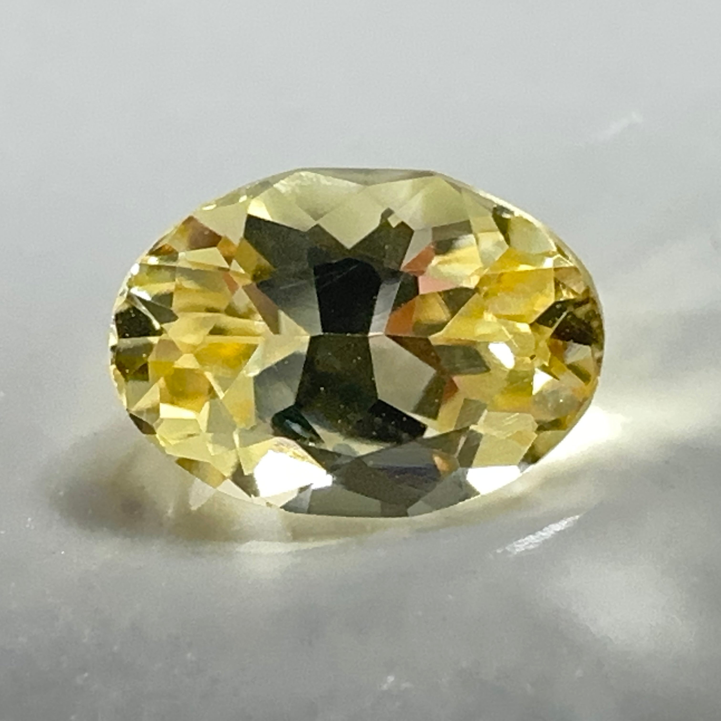 Yellow Grossular Garnet, 0.72ct, Merelani, Tanzania, Untreated Unheated