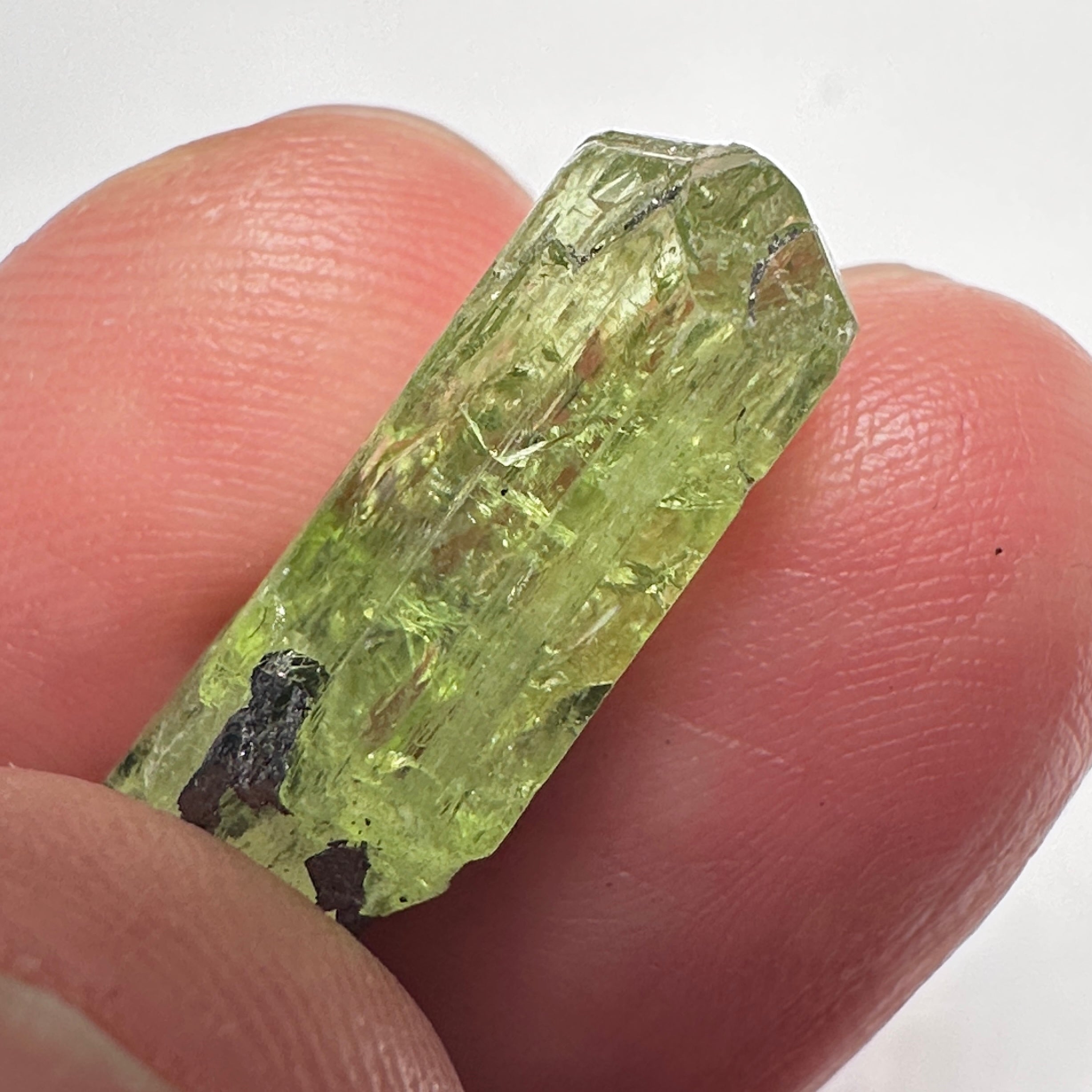 Diopside crystal on matrix, 3.0gm, Merelani, Tanzania