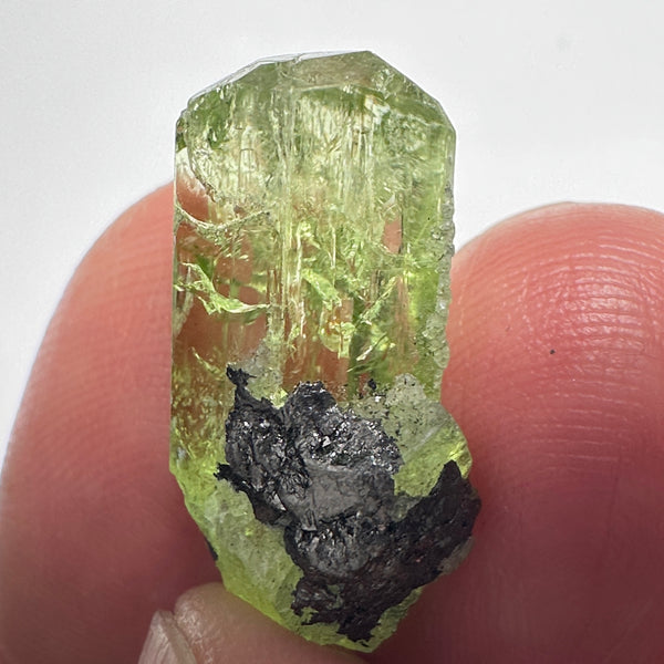 Diopside crystal on matrix, 3.0gm, Merelani, Tanzania