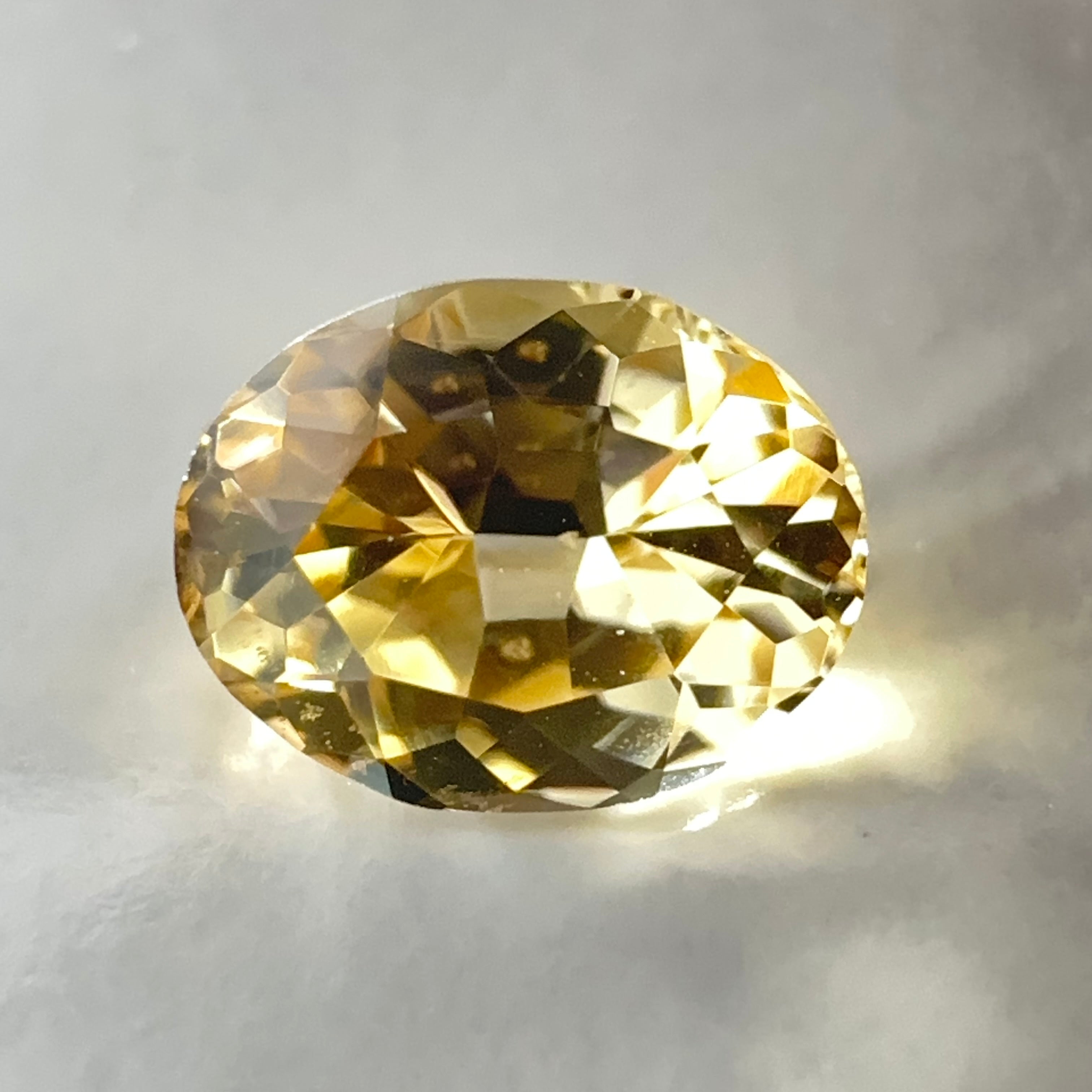 Yellow Grossular Garnet, 0.65ct, Merelani, Tanzania, Untreated Unheated