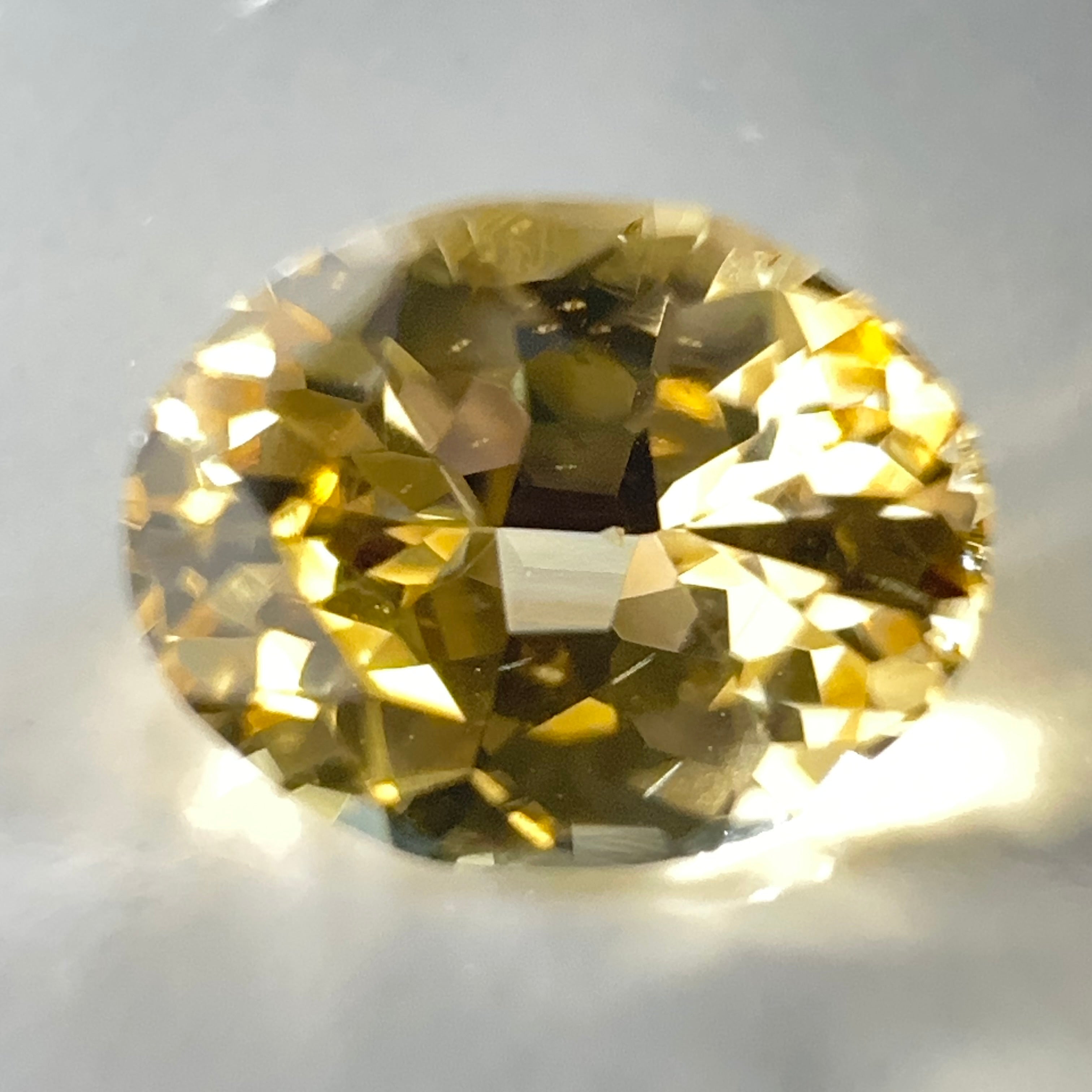 Yellow Grossular Garnet, 0.65ct, Merelani, Tanzania, Untreated Unheated