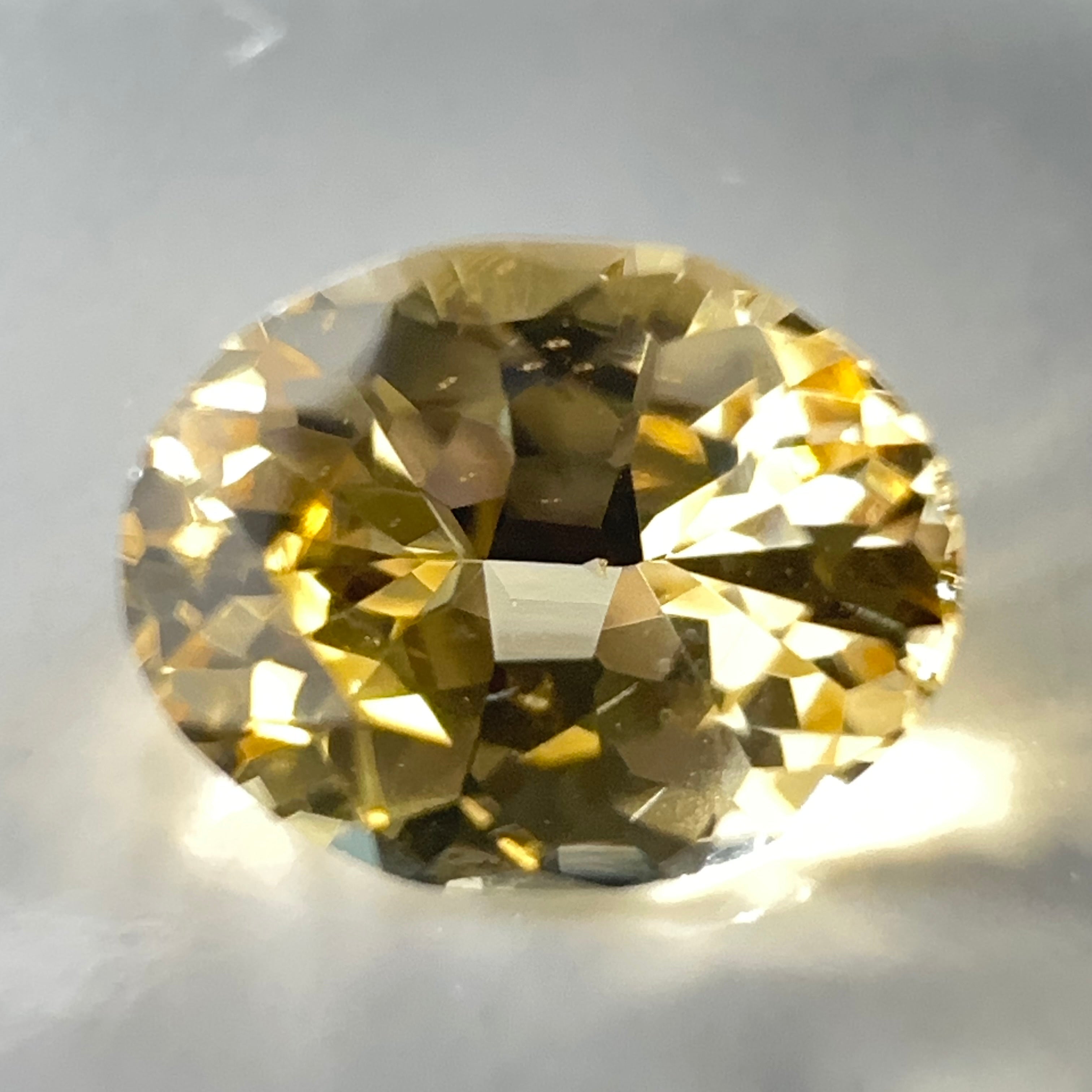 Yellow Grossular Garnet, 0.65ct, Merelani, Tanzania, Untreated Unheated