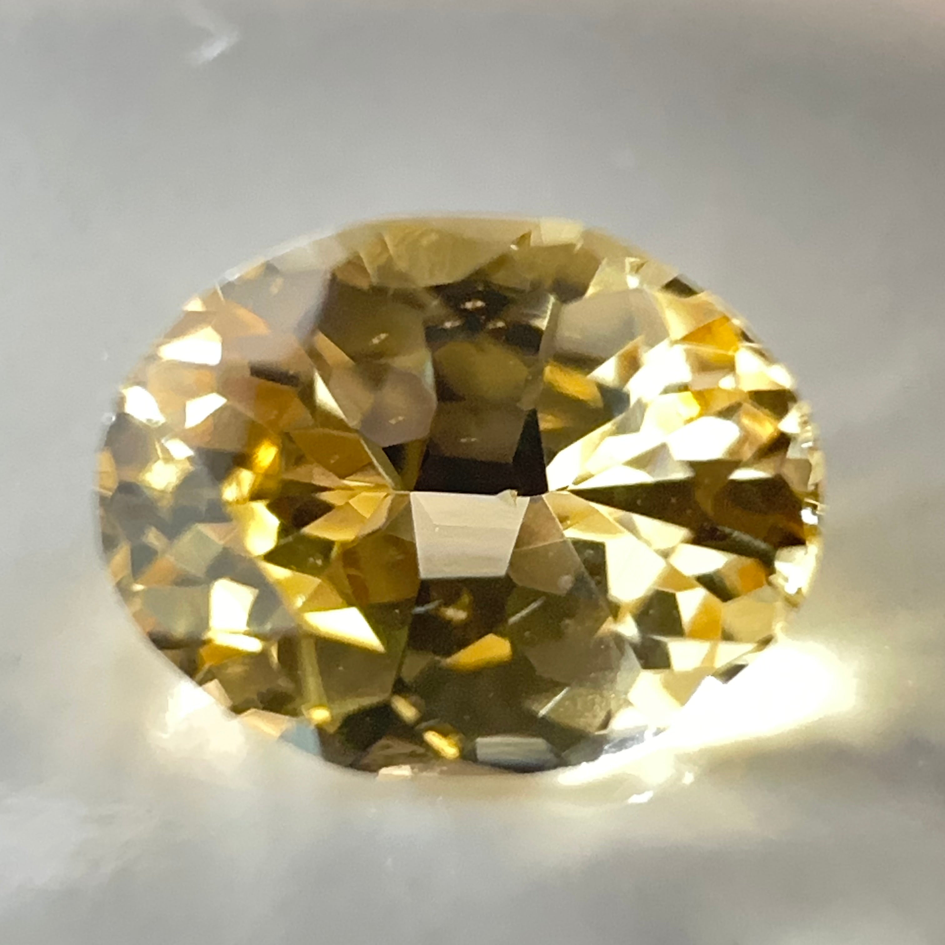 Yellow Grossular Garnet, 0.65ct, Merelani, Tanzania, Untreated Unheated