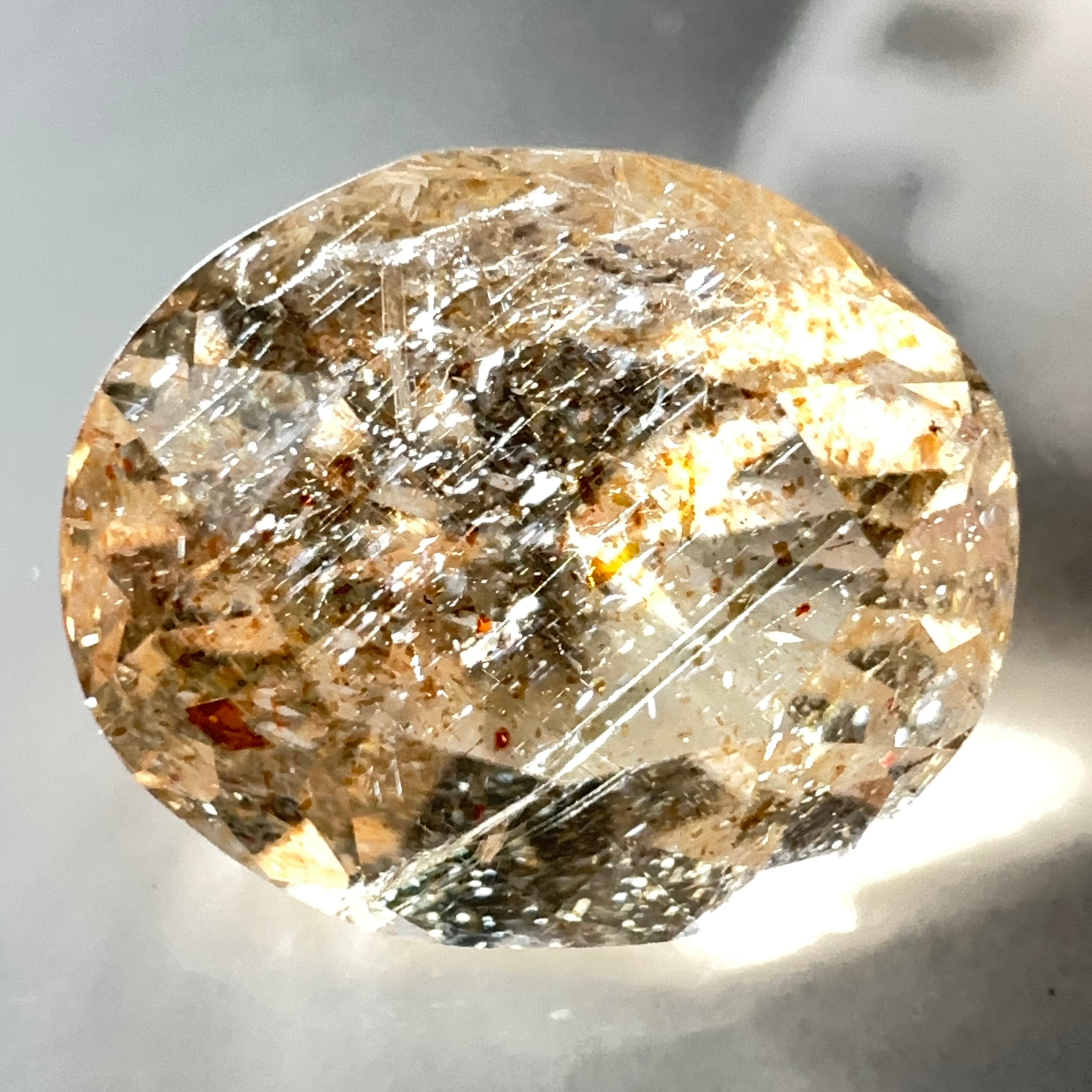 Confetti Tanzanian Sunstone, 5.89ct, Untreated Unheated