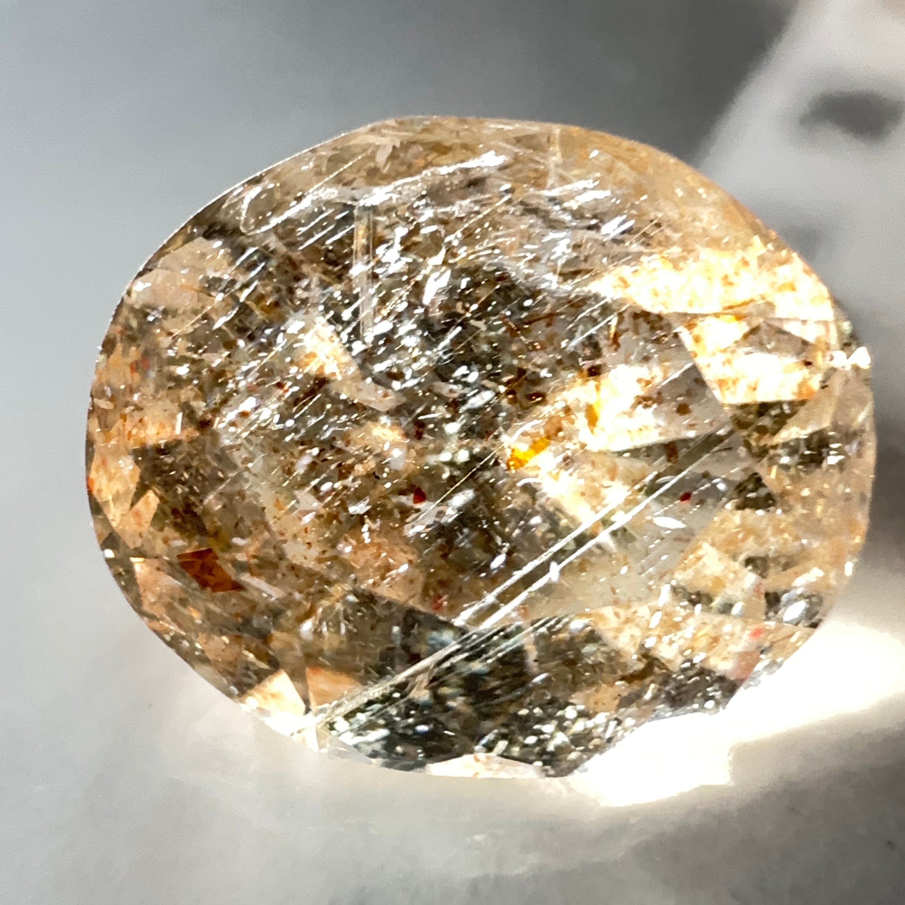 Confetti Tanzanian Sunstone, 5.89ct, Untreated Unheated