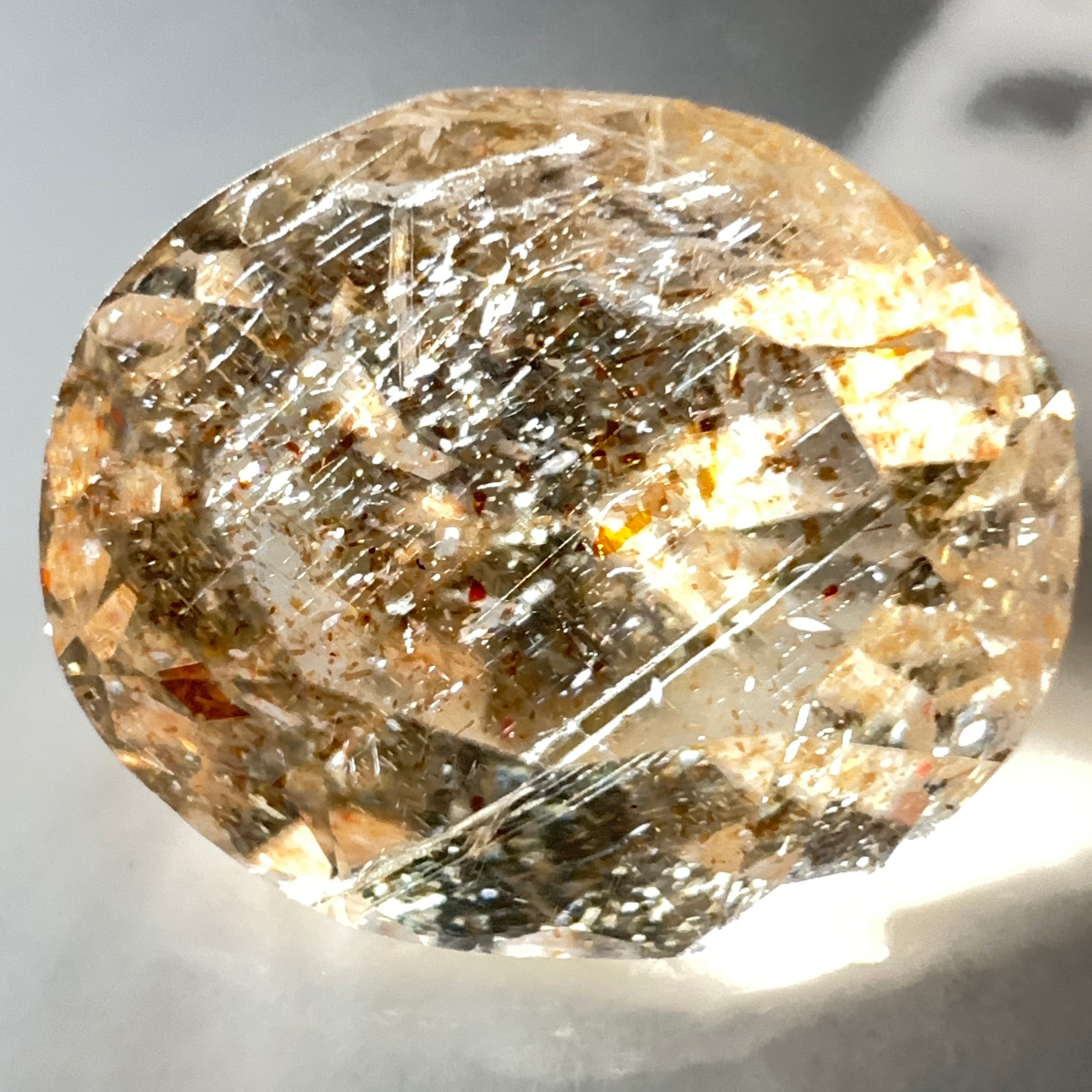 Confetti Tanzanian Sunstone, 5.89ct, Untreated Unheated