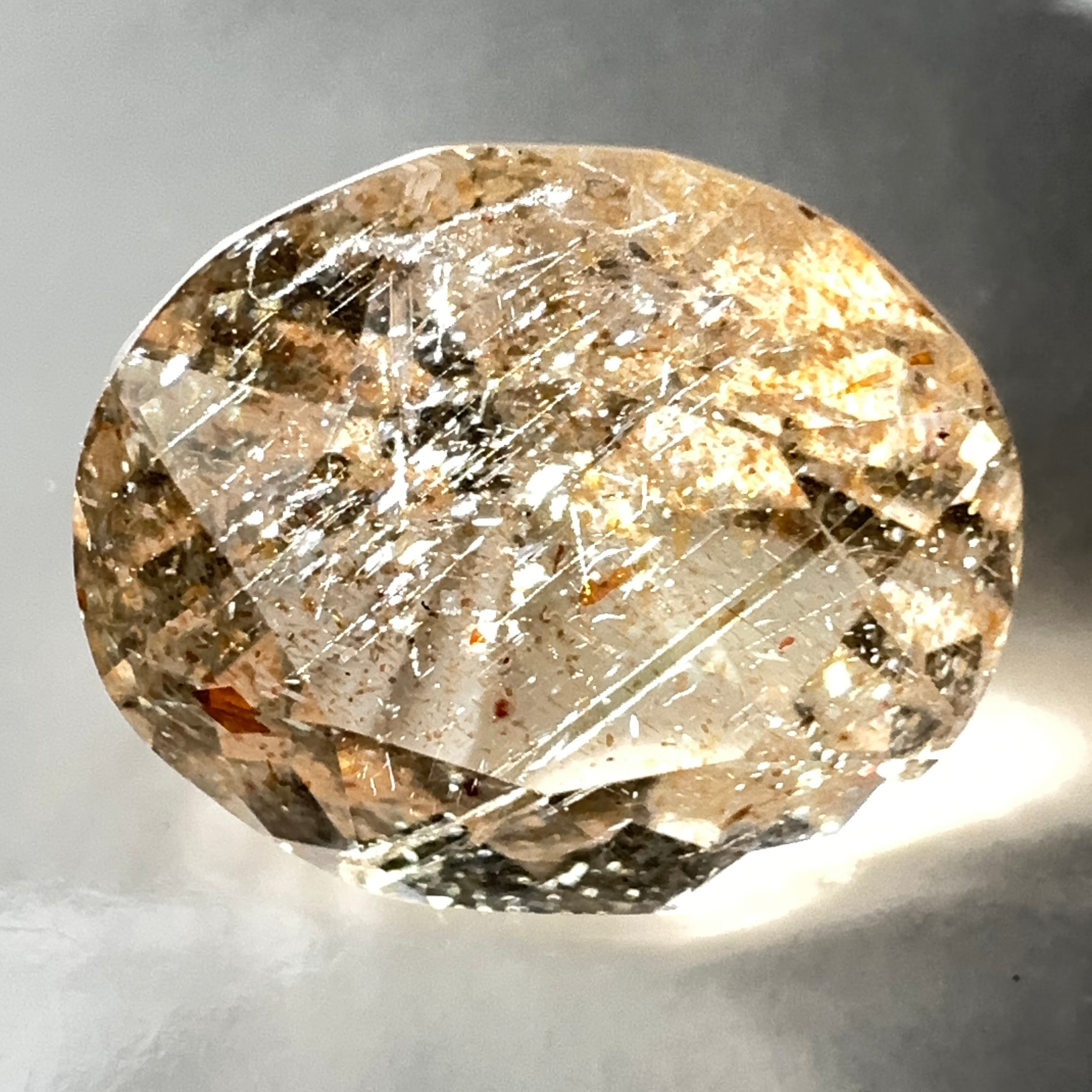 Confetti Tanzanian Sunstone, 5.89ct, Untreated Unheated