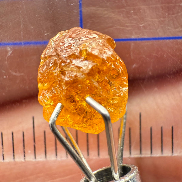 Mandarin Spessartite Garnet, 2.92ct, Loliondo, Tanzania, Untreated Unheated, slight inclusions and spotty, see pictures for spot an inclusion locations, and if it’s ok it’s priced really well