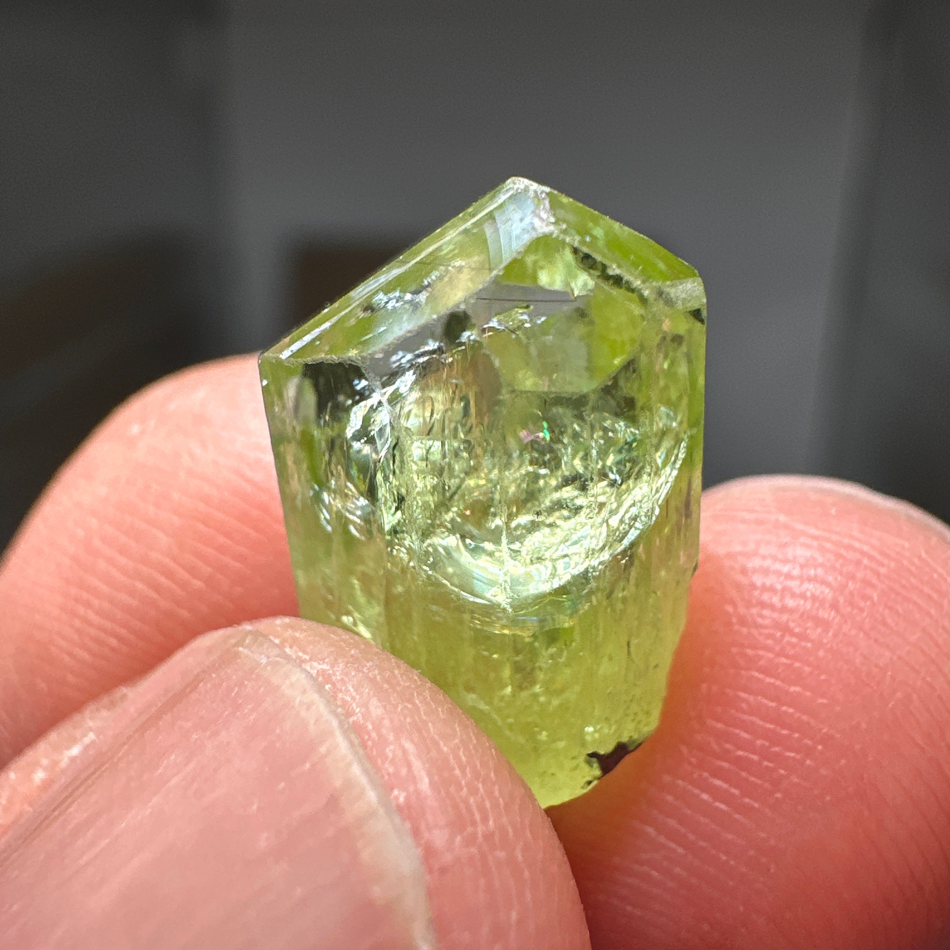 Diopside crystal, 2.4gm, Merelani, Tanzania