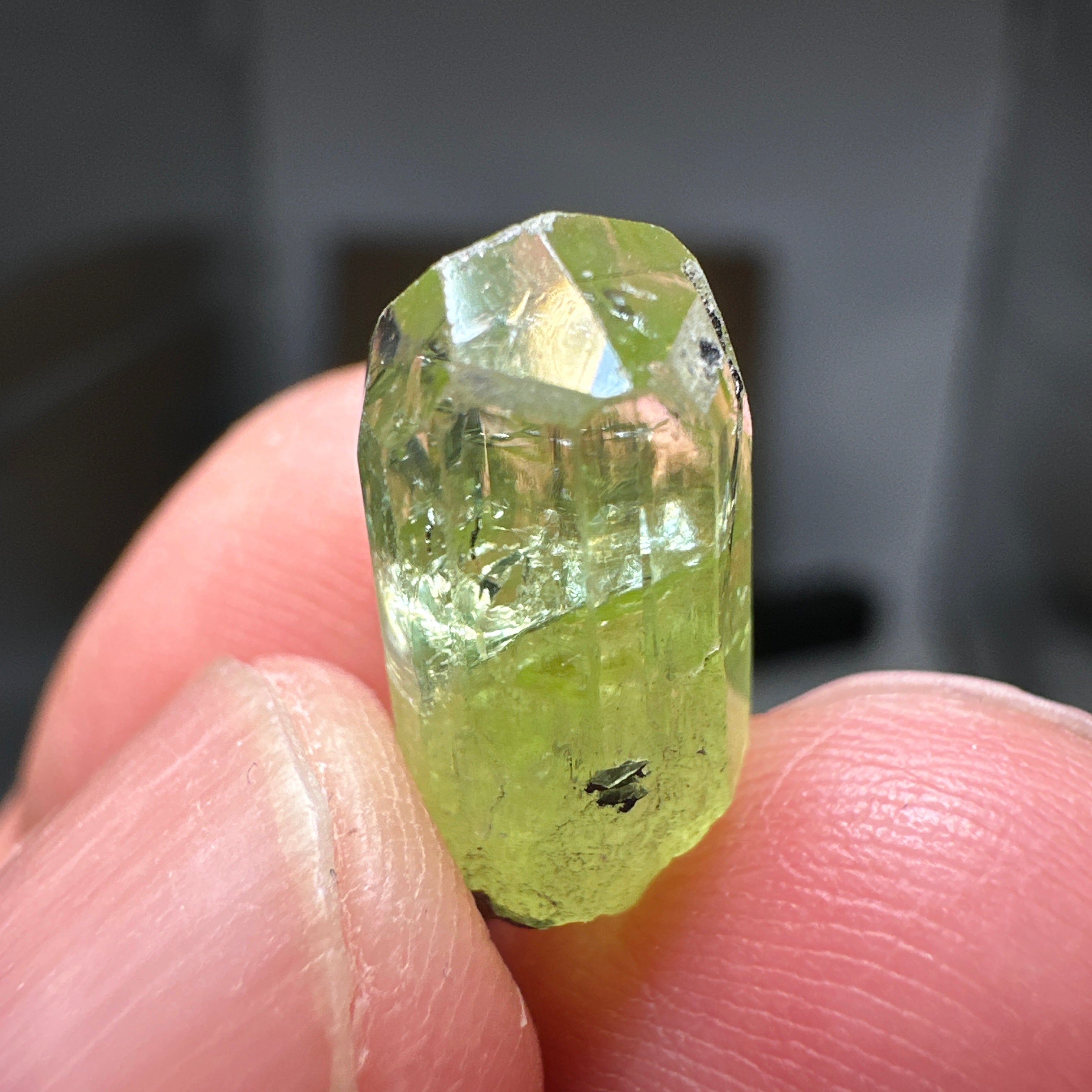 Diopside crystal, 2.4gm, Merelani, Tanzania