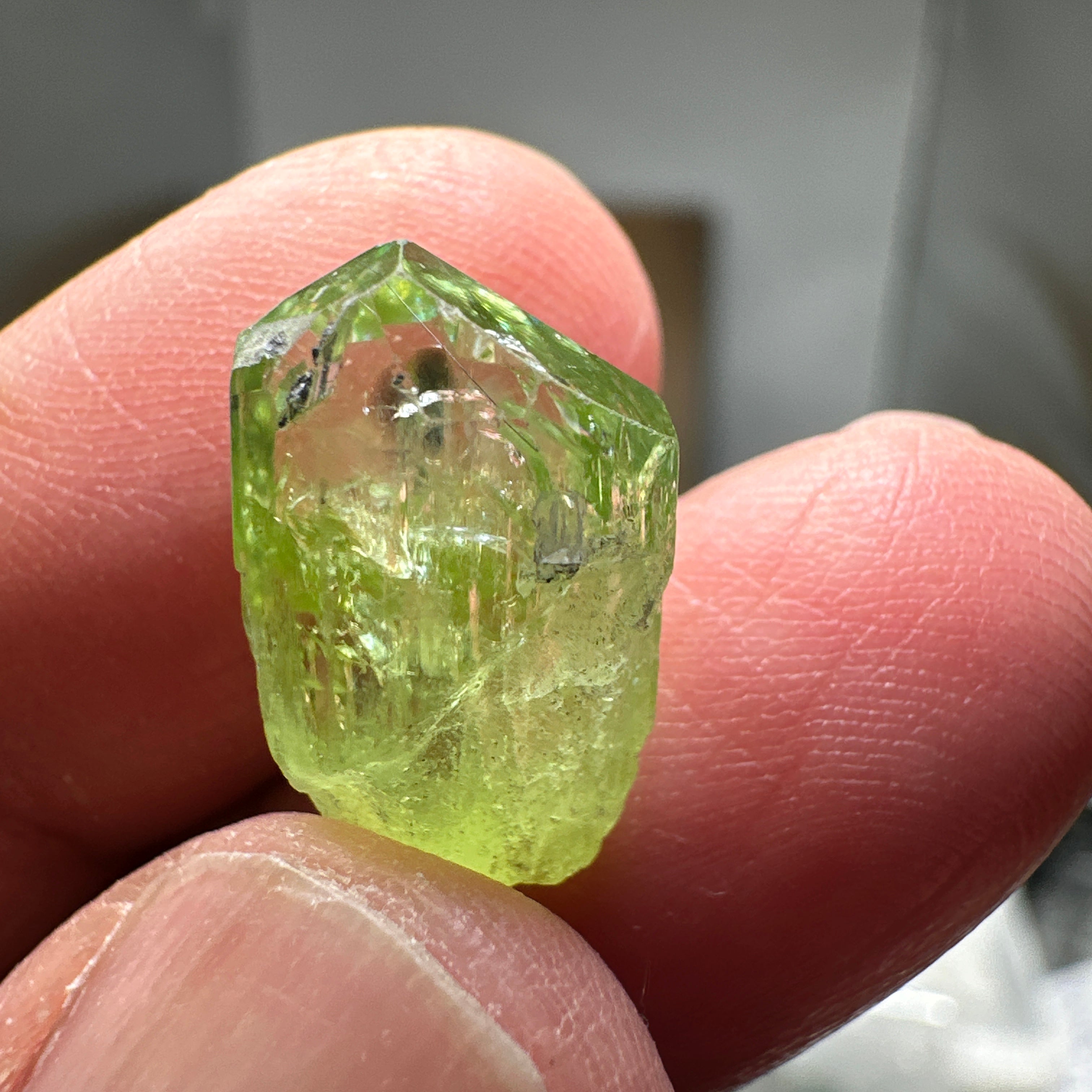 Diopside crystal, 2.4gm, Merelani, Tanzania