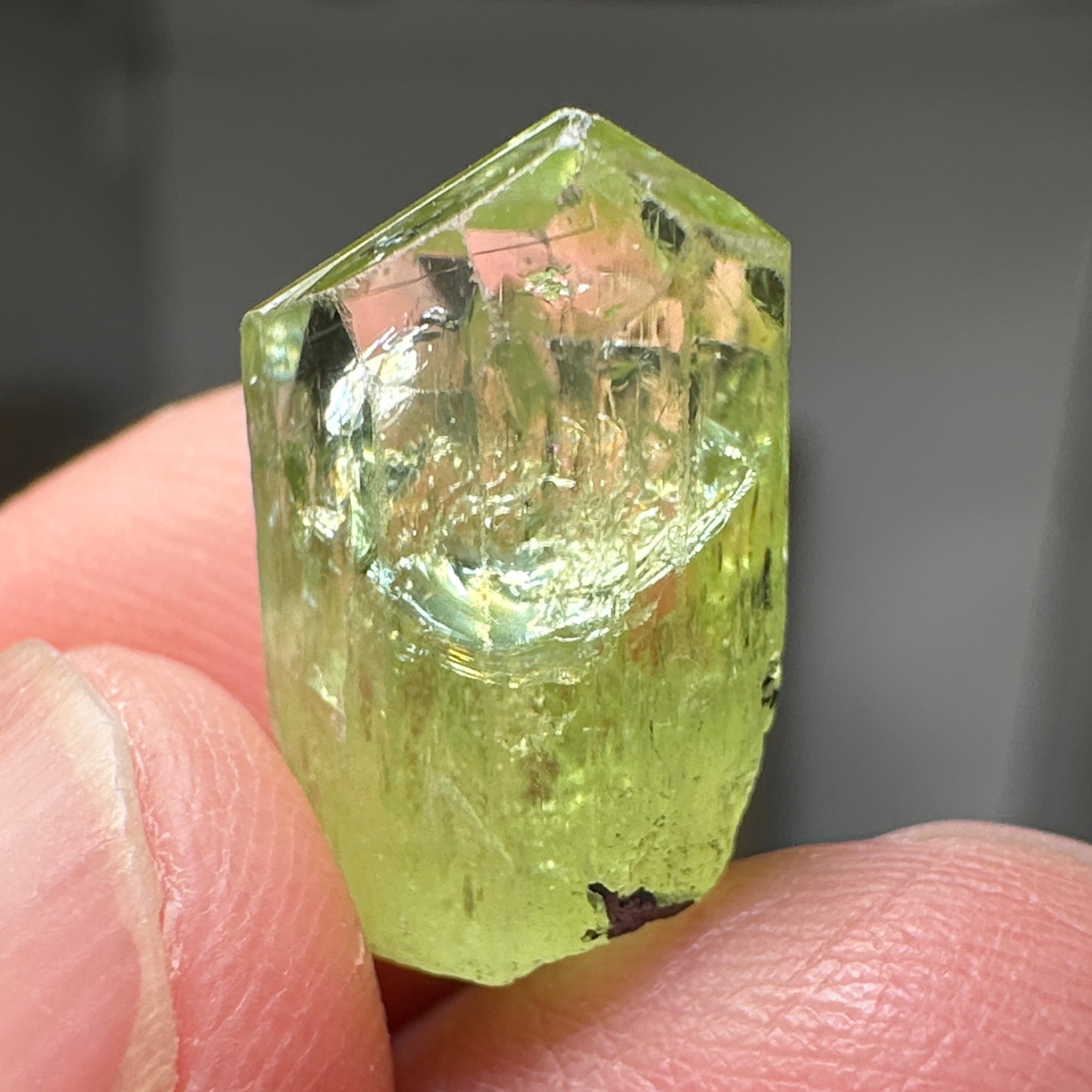 Diopside crystal, 2.4gm, Merelani, Tanzania