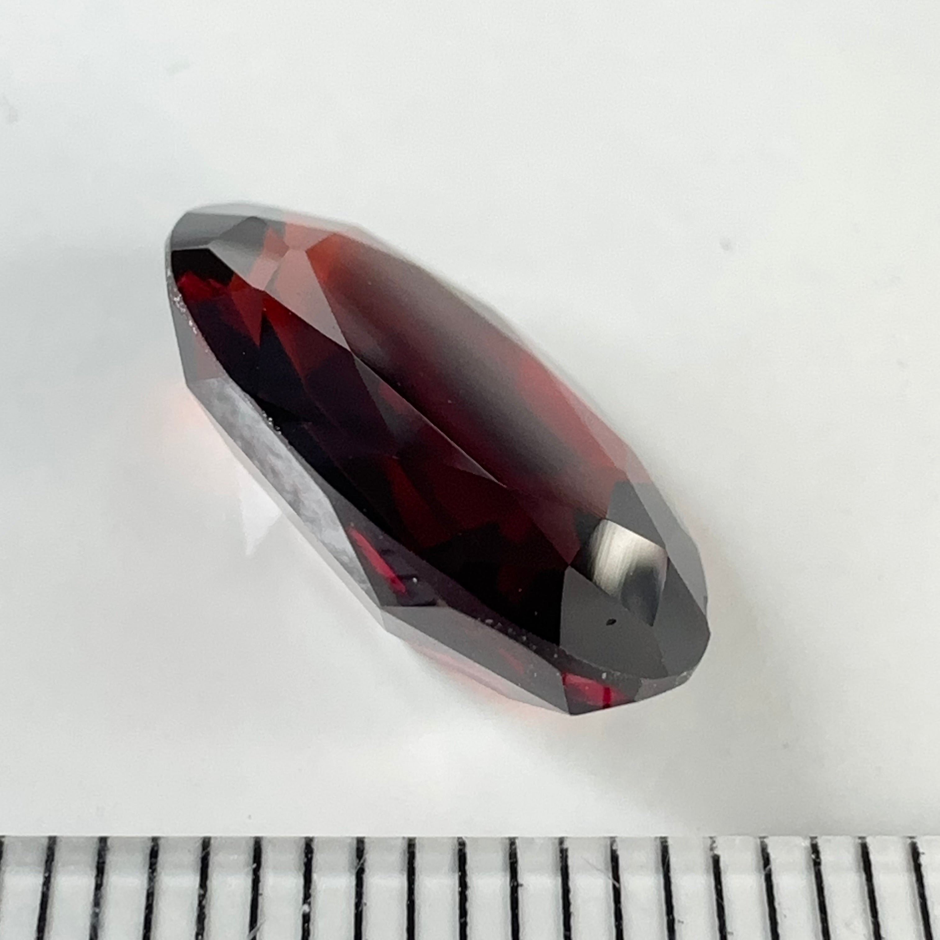 Umba Garnet, 7.09ct, Tanzania, Untreated Unheated, slight issue, see blue circle on picture