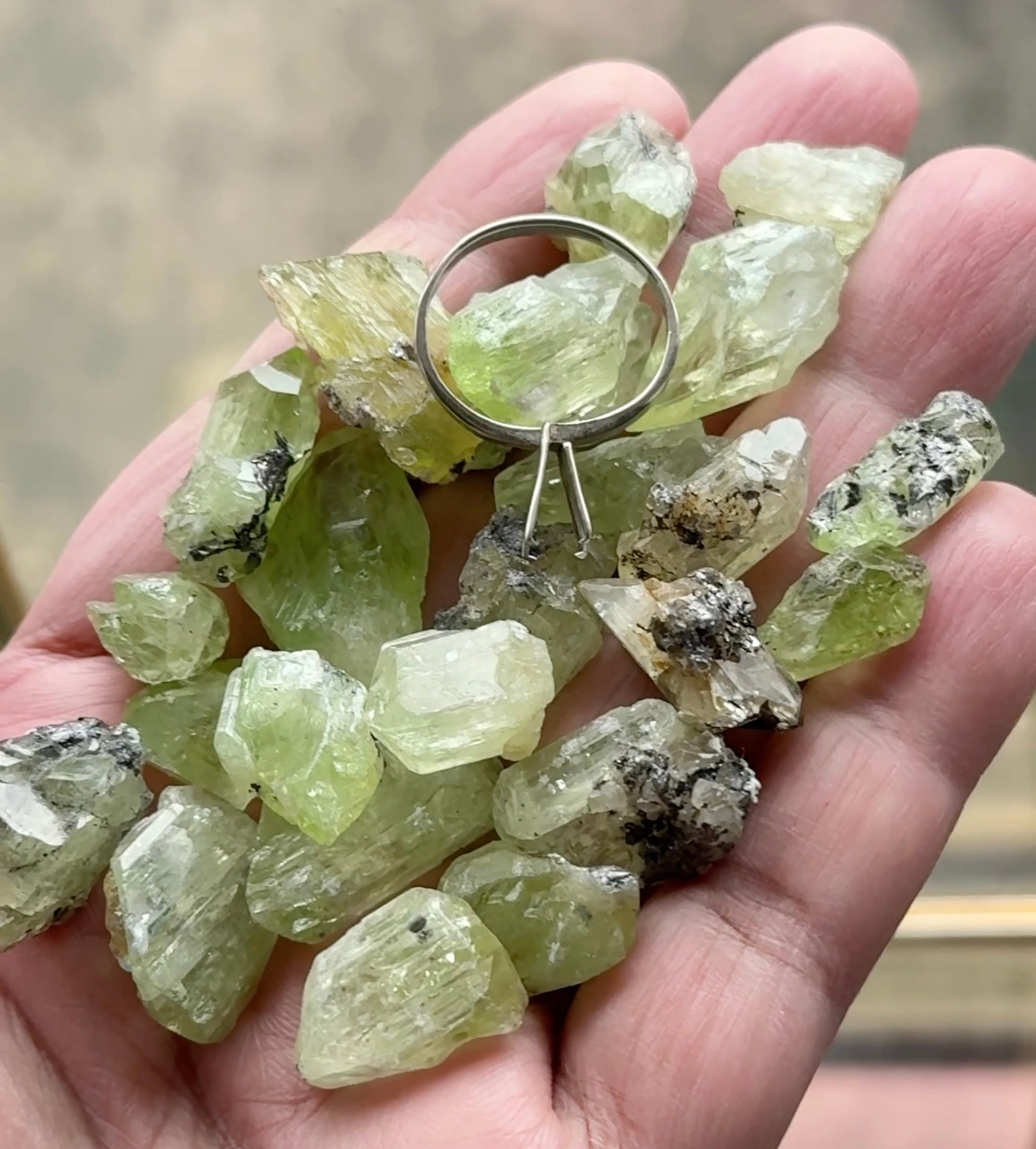 Large Chrome Vanadium Diopside Crystal Specimens, Merelani, mined with Tanzanite in the same mines, Tanzania, Specimen Grade, Untreated Unheated, price per stone on a blind pour